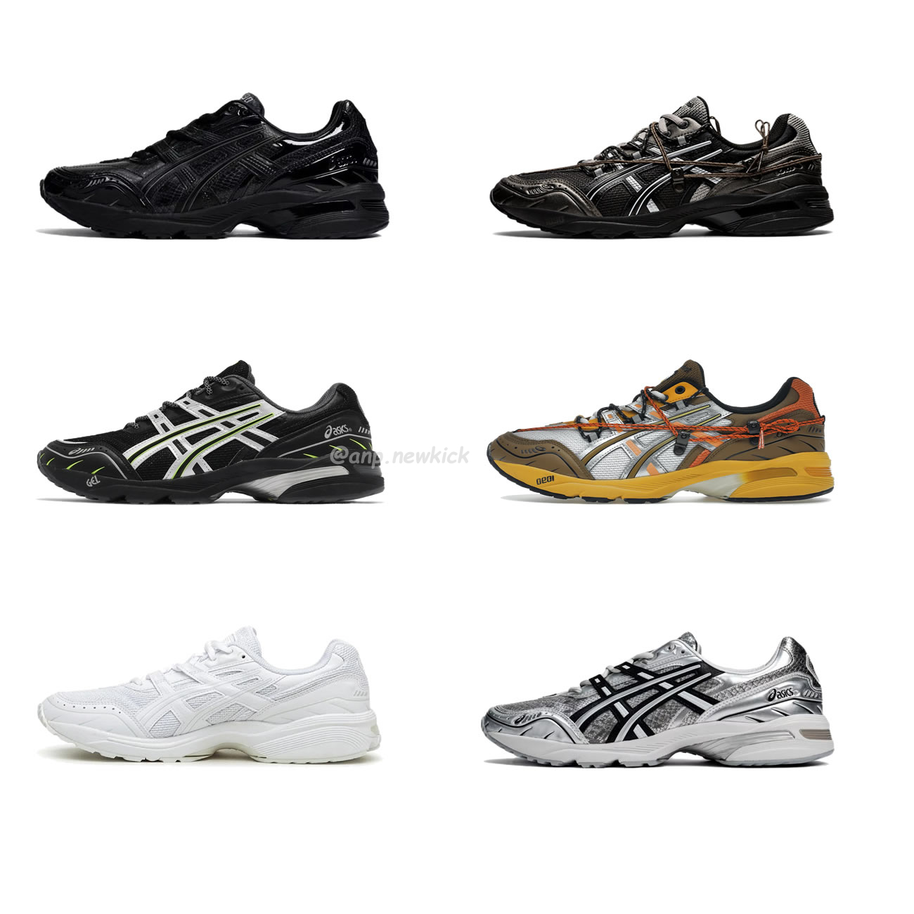 Asics Gel 1090 Black Pure Silver Andersson Bell White Orange (1) - www.newkick.org