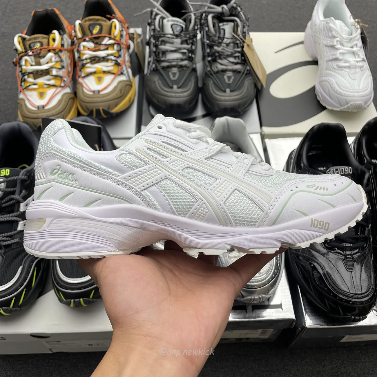 Asics Gel 1090 Black Pure Silver Andersson Bell White Orange (16) - www.newkick.org