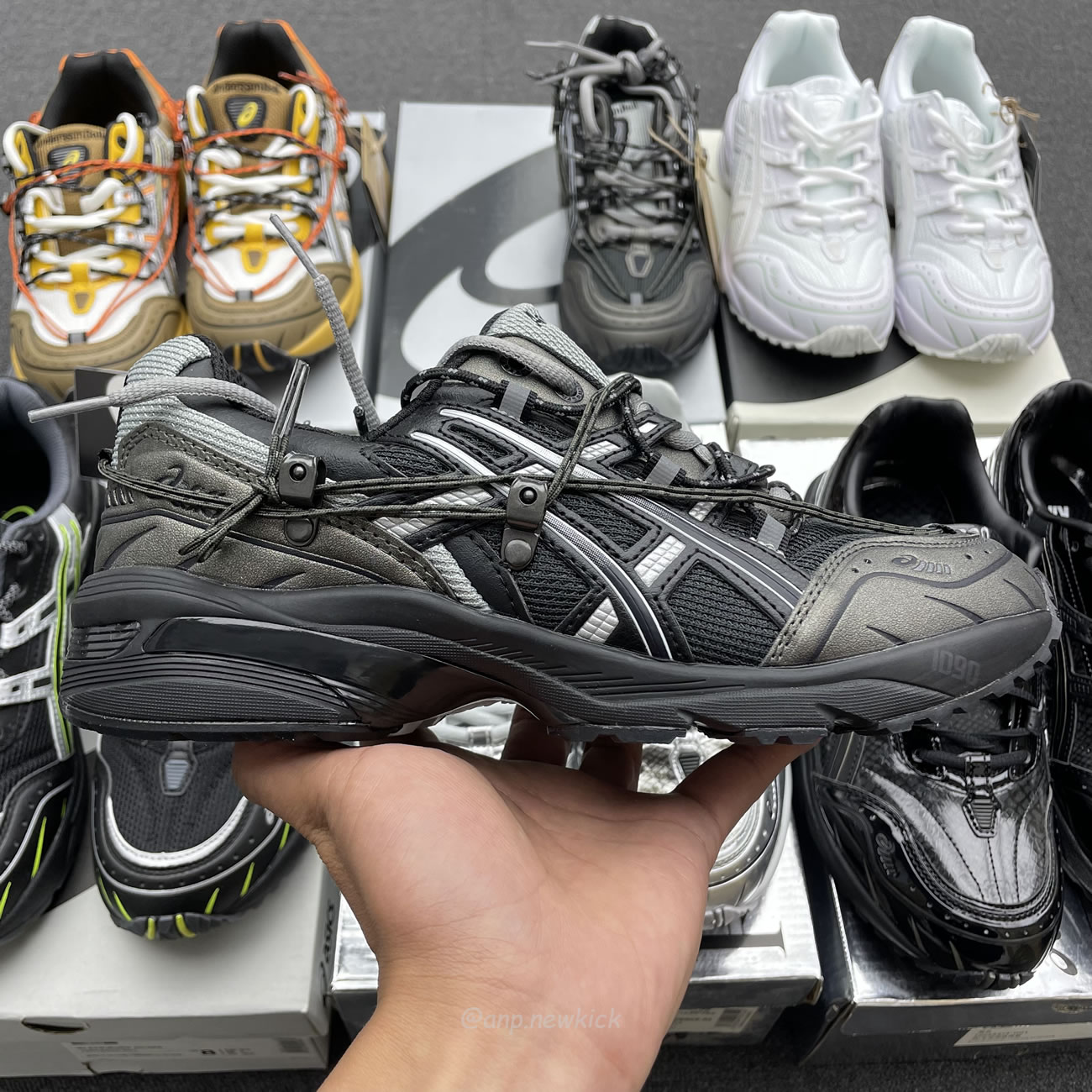 Asics Gel 1090 Black Pure Silver Andersson Bell White Orange (19) - www.newkick.org