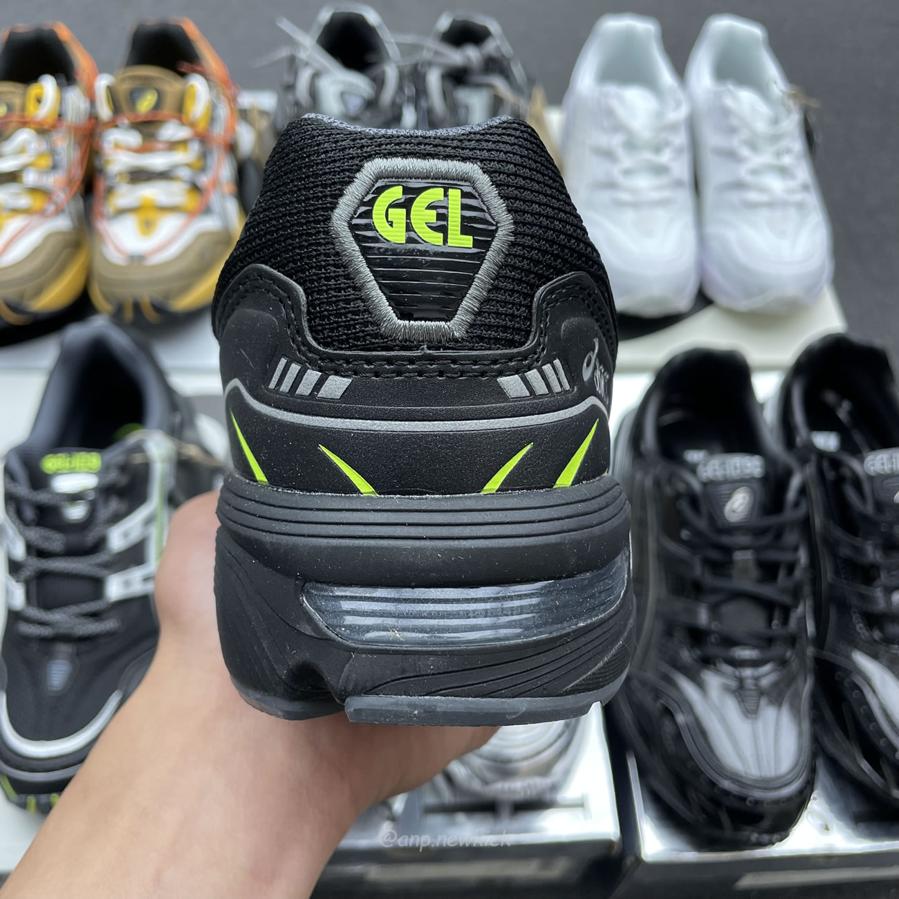 Asics Gel 1090 Black Pure Silver Andersson Bell White Orange (9) - www.newkick.org