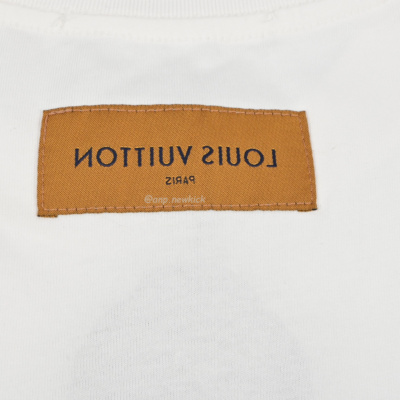 Louis Vuitton Geometric Curve Neon Printed Short Sleeved T Shirt (4) - www.newkick.org