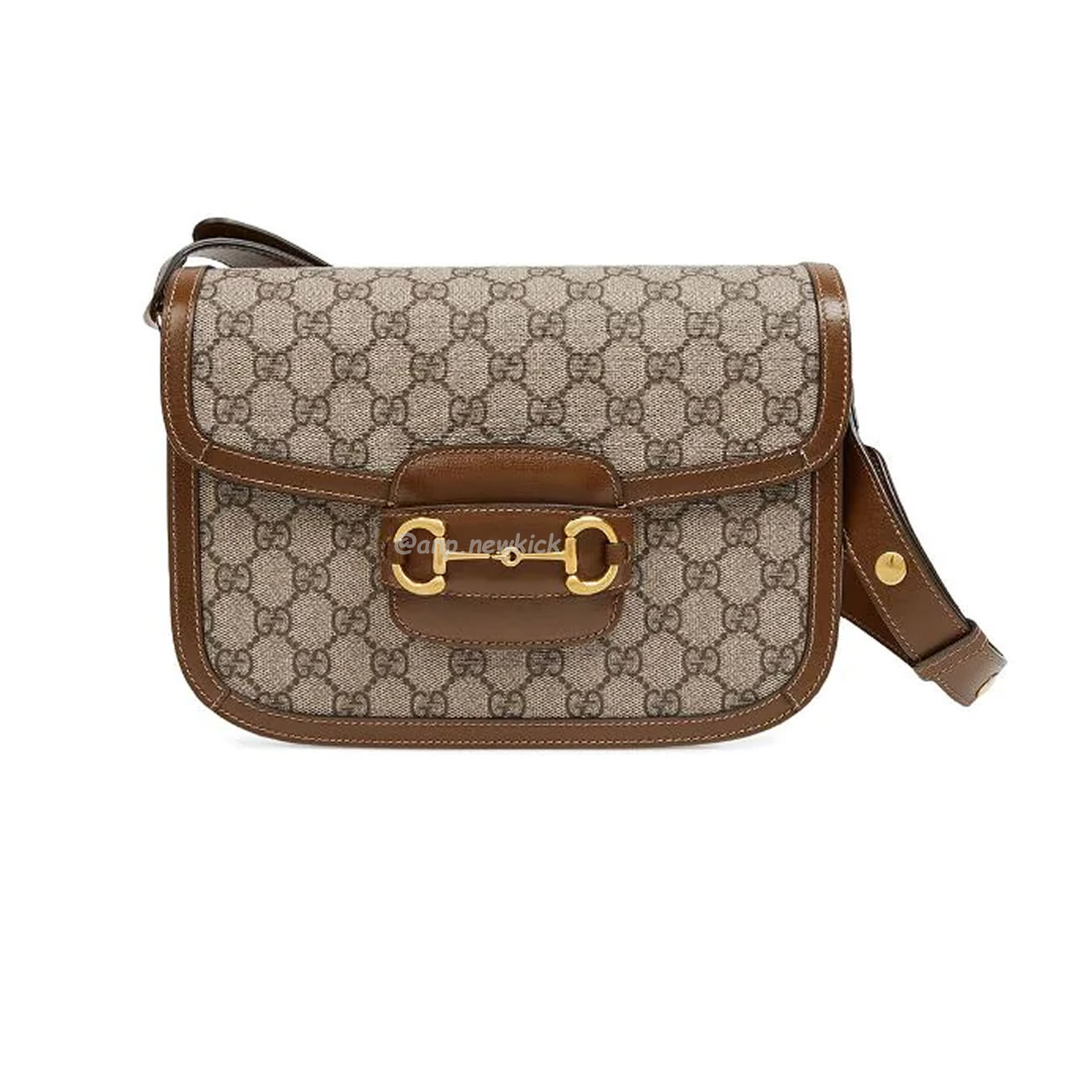 Gucci 1955 Horsebit Shoulder Bag Small Beigebrown (1) - www.newkick.org Gucci 1955 Horsebit Shoulder Bag Small Beigebrown (1) - www.newkick.org