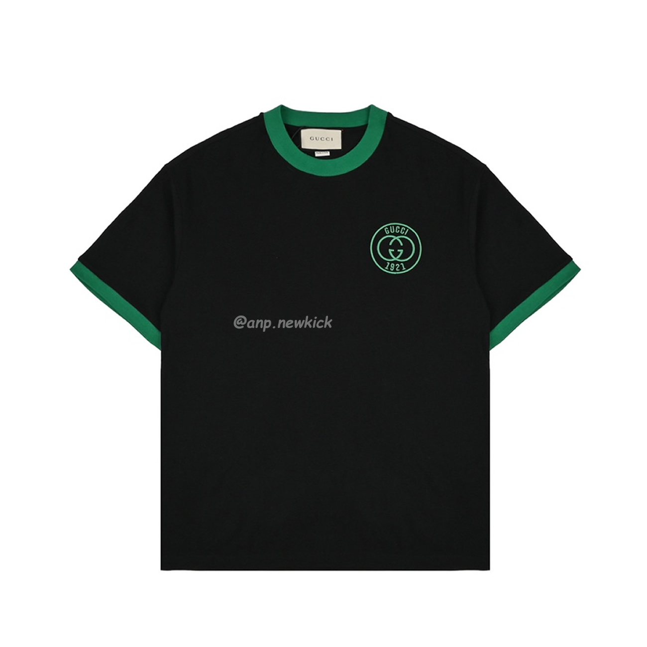 Gucci Color Blocking Logo Letter Embroidered Pattern Short Sleeved T Shirt (1) - www.newkick.org Gucci Color Blocking Logo Letter Embroidered Pattern Short Sleeved T Shirt (1) - www.newkick.org