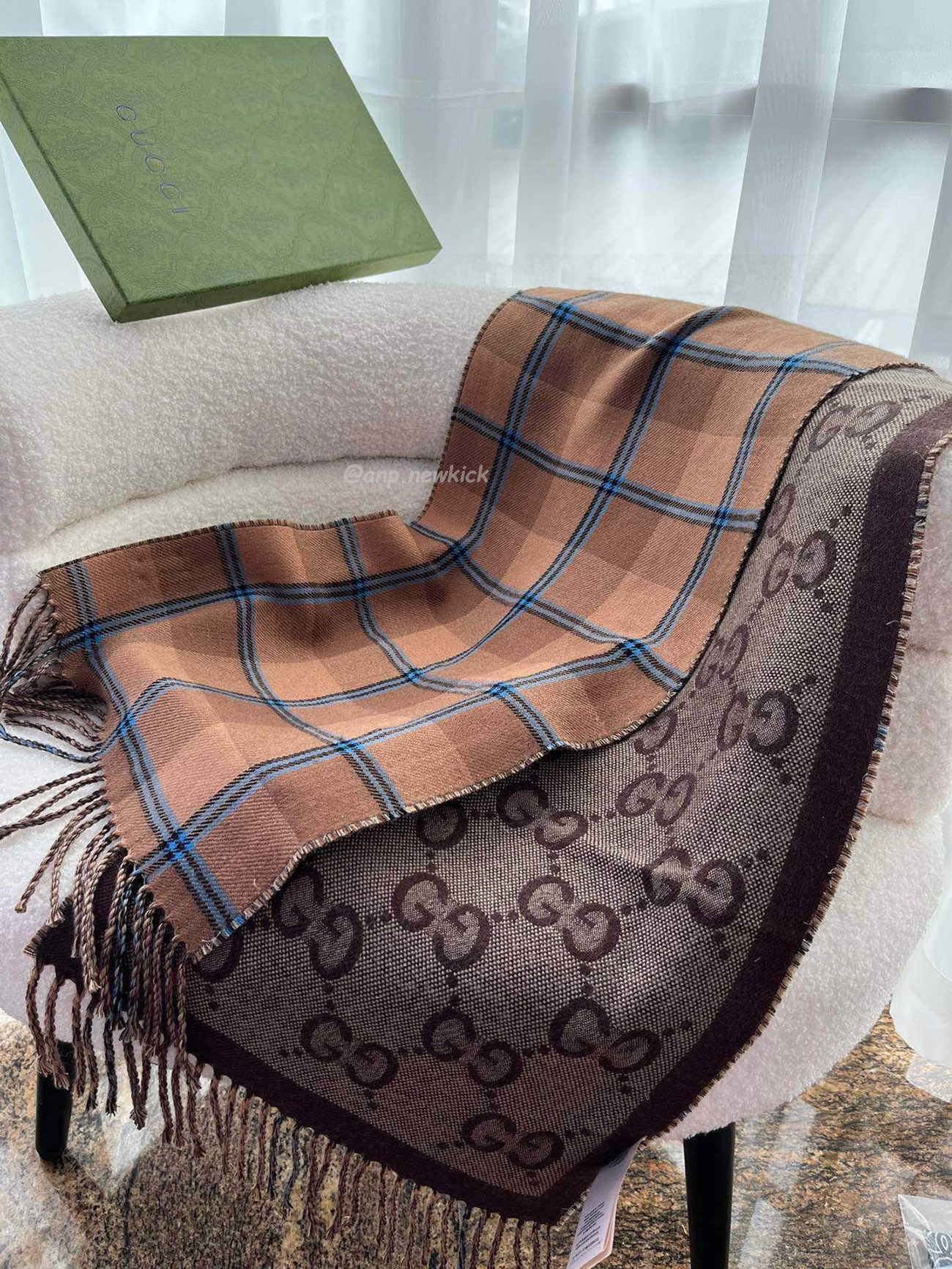 Gucci Gg Reversible Check Scarf 45x170cm (10) - www.newkick.org Gucci Gg Reversible Check Scarf 45x170cm (10) - www.newkick.org