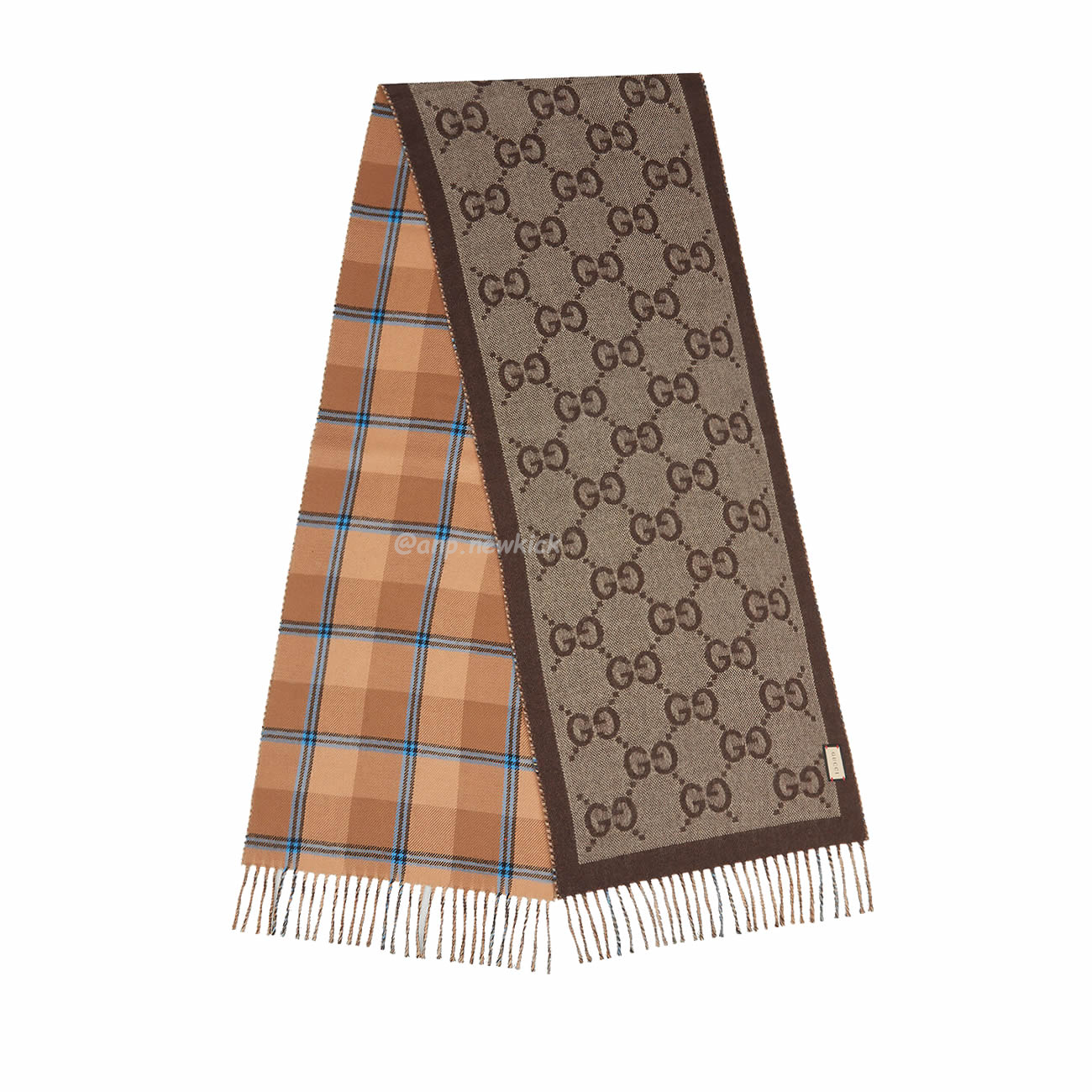Gucci Gg Reversible Check Scarf 45x170cm (2) - www.newkick.org Gucci Gg Reversible Check Scarf 45x170cm (2) - www.newkick.org
