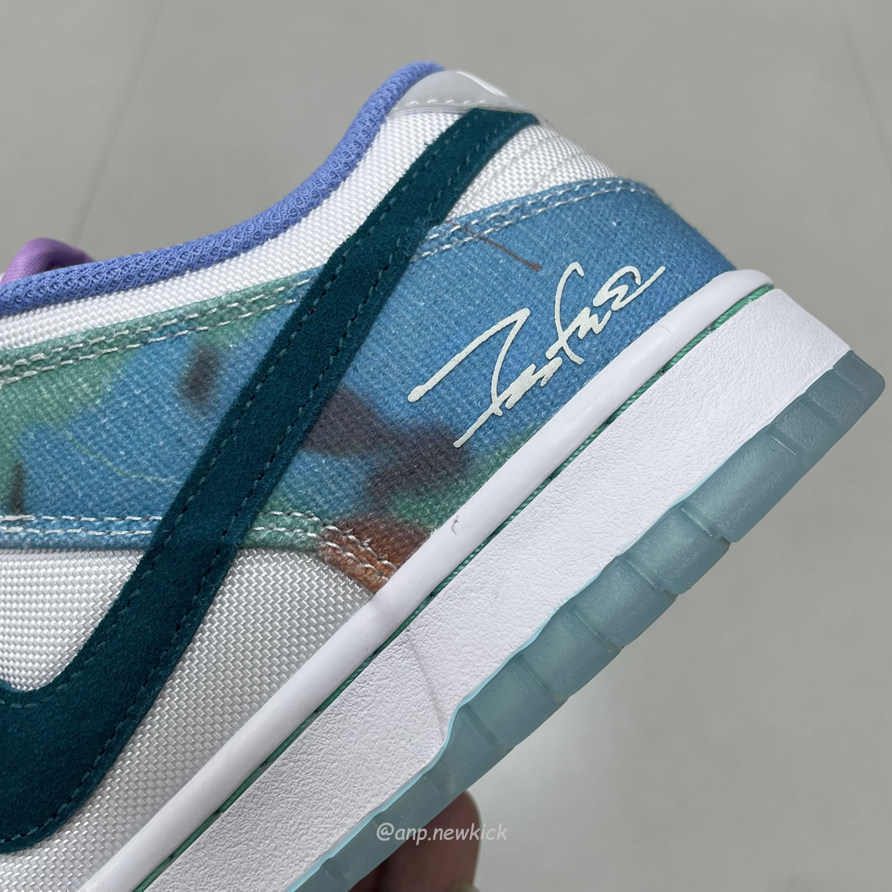 Nike Sb Dunk Low Futura Laboratories Bleached Aqua Hf6061 400 (4) - www.newkick.org