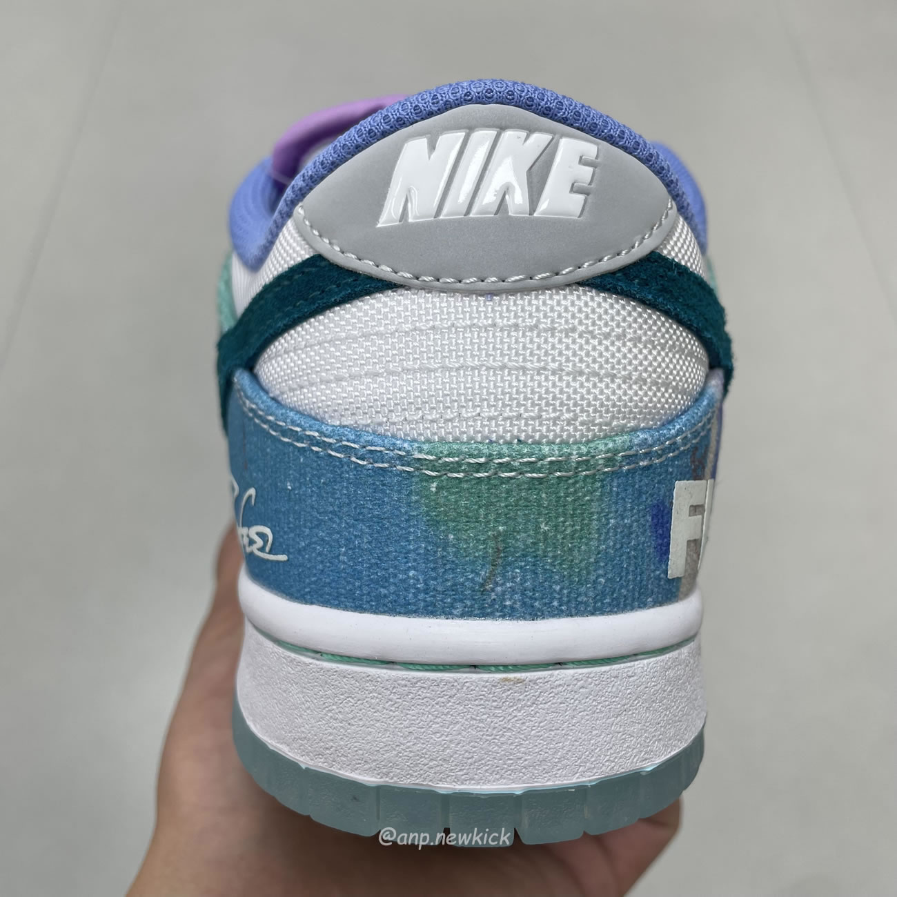 Nike Sb Dunk Low Futura Laboratories Bleached Aqua Hf6061 400 (8) - www.newkick.org
