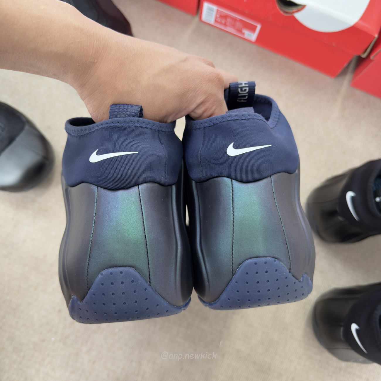 Nike Air Flightposite Jason Kidd Mavericks 2025 Carbon Fiber Black (11) - www.newkick.org
