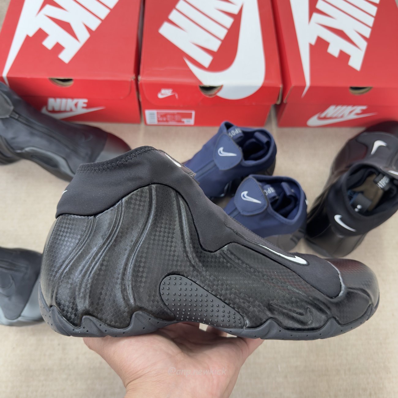 Nike Air Flightposite Jason Kidd Mavericks 2025 Carbon Fiber Black (13) - www.newkick.org