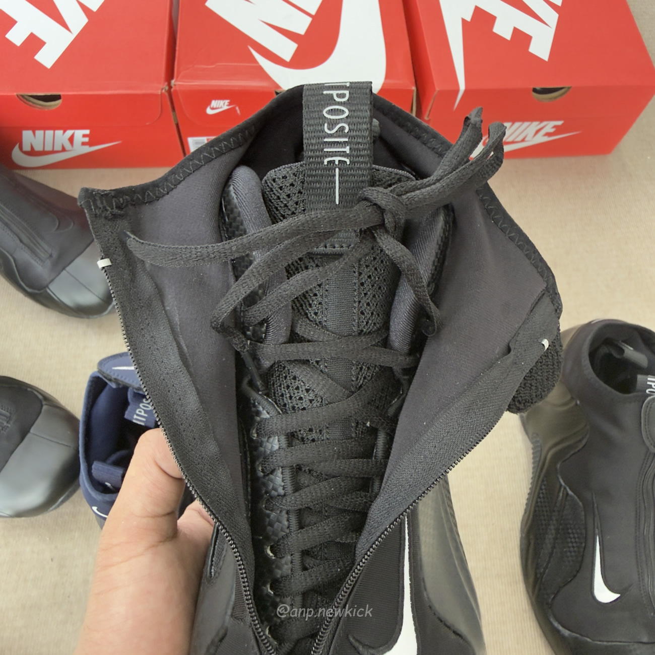 Nike Air Flightposite Jason Kidd Mavericks 2025 Carbon Fiber Black (16) - www.newkick.org