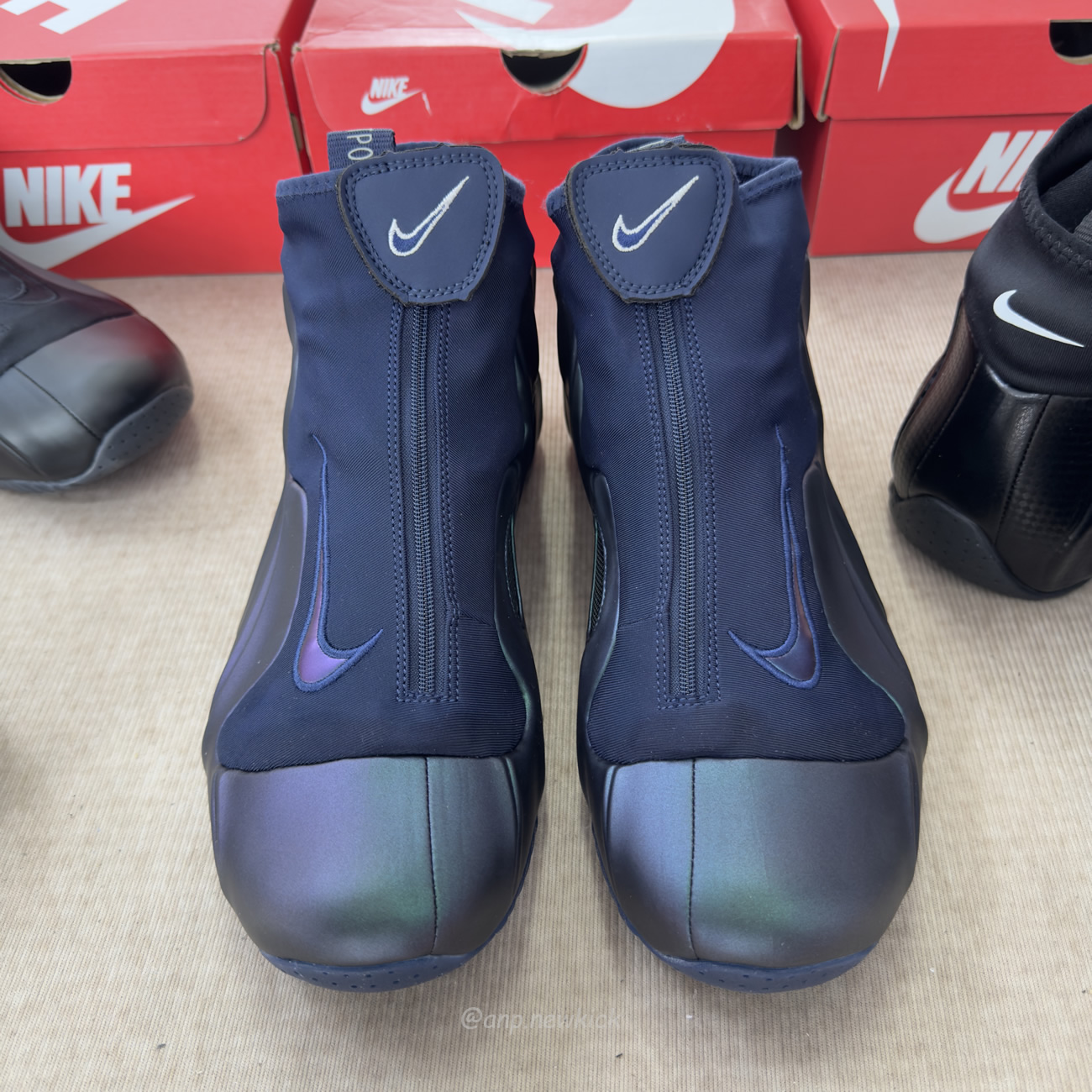 Nike Air Flightposite Jason Kidd Mavericks 2025 Carbon Fiber Black (17) - www.newkick.org