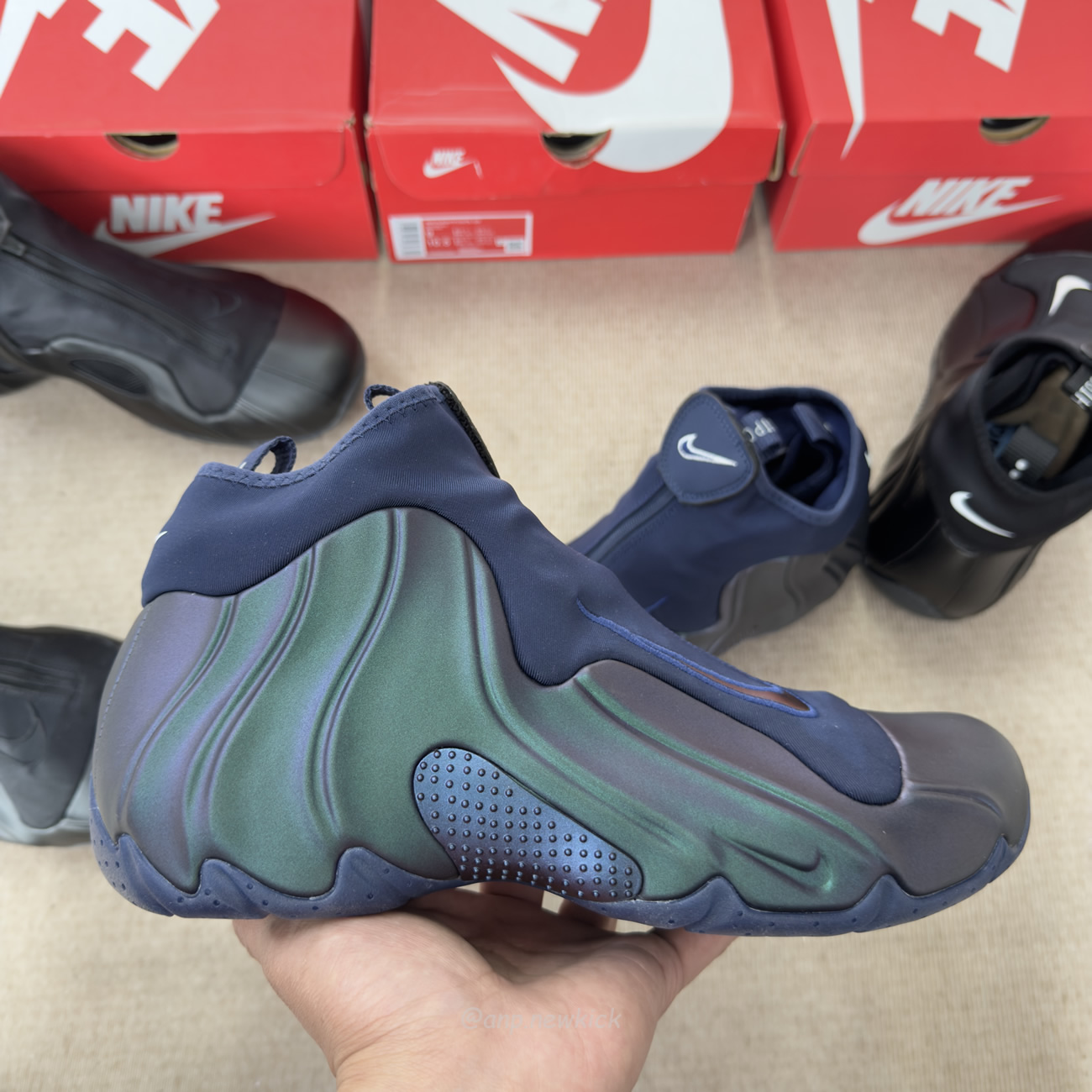 Nike Air Flightposite Jason Kidd Mavericks 2025 Carbon Fiber Black (4) - www.newkick.org