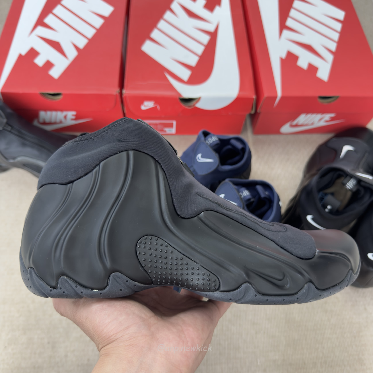 Nike Air Flightposite Jason Kidd Mavericks 2025 Carbon Fiber Black (6) - www.newkick.org