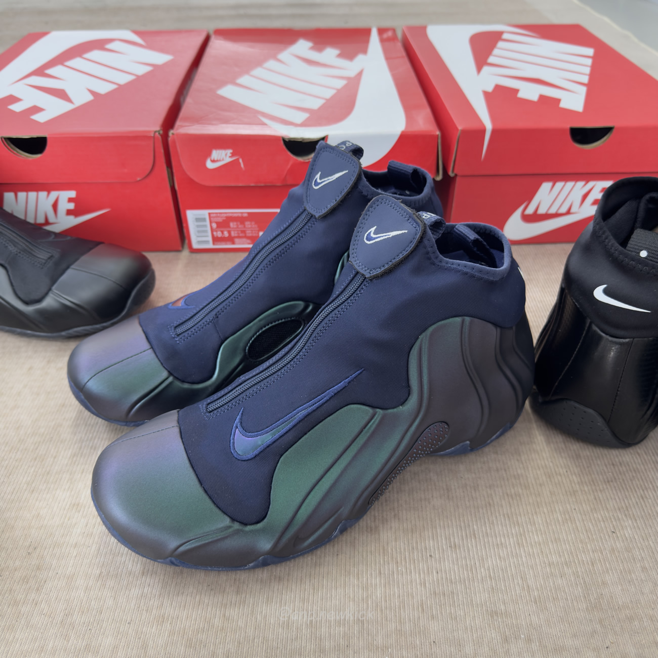 Nike Air Flightposite Jason Kidd Mavericks 2025 Carbon Fiber Black (8) - www.newkick.org