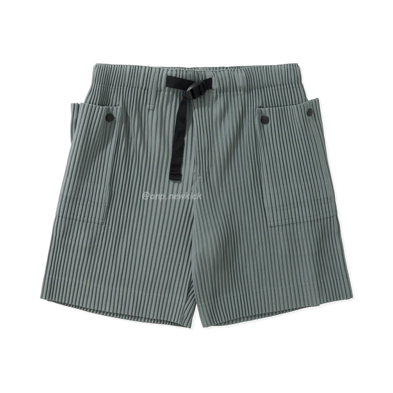 Homme Plissé Issey Miyake Flip Shorts Black Green (4) - www.newkick.org