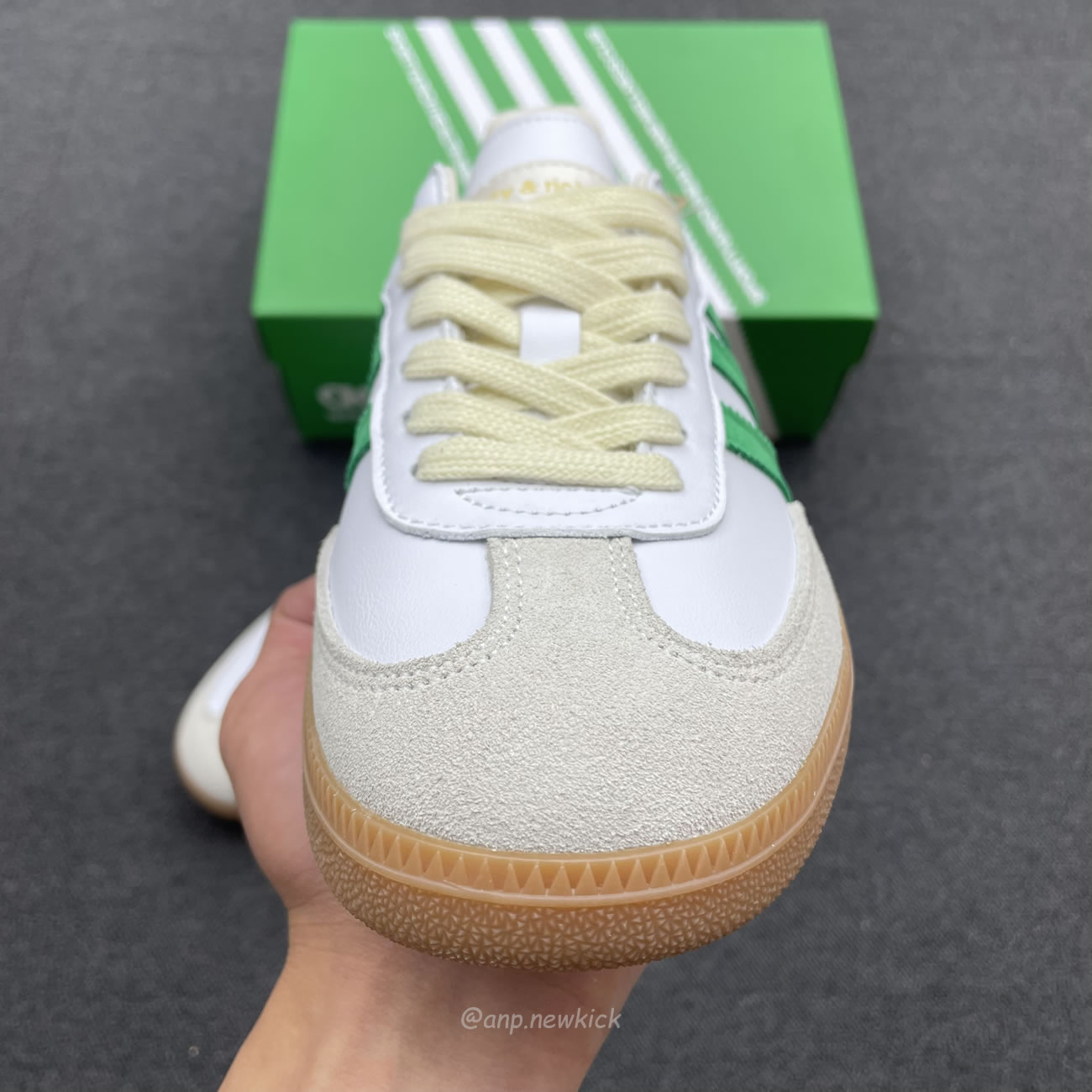 Adidas Samba Og Sporty Rich White Green Hq6075 (3) - www.newkick.org