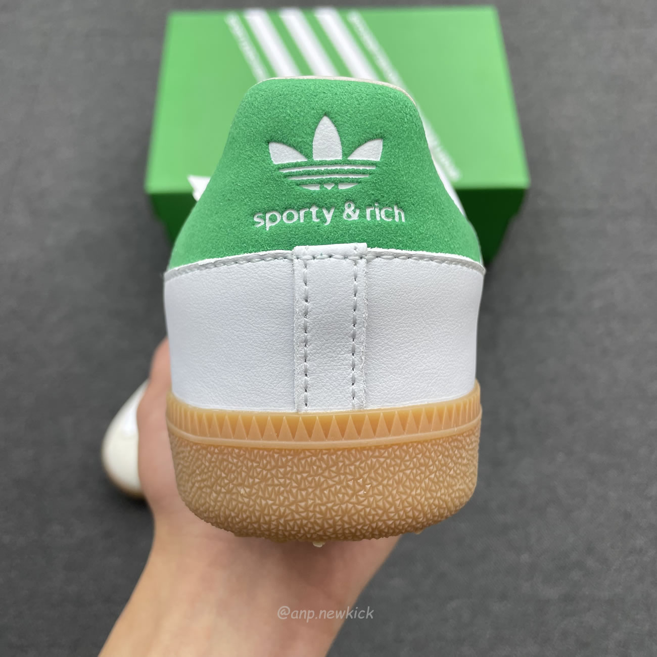 Adidas Samba Og Sporty Rich White Green Hq6075 (5) - www.newkick.org