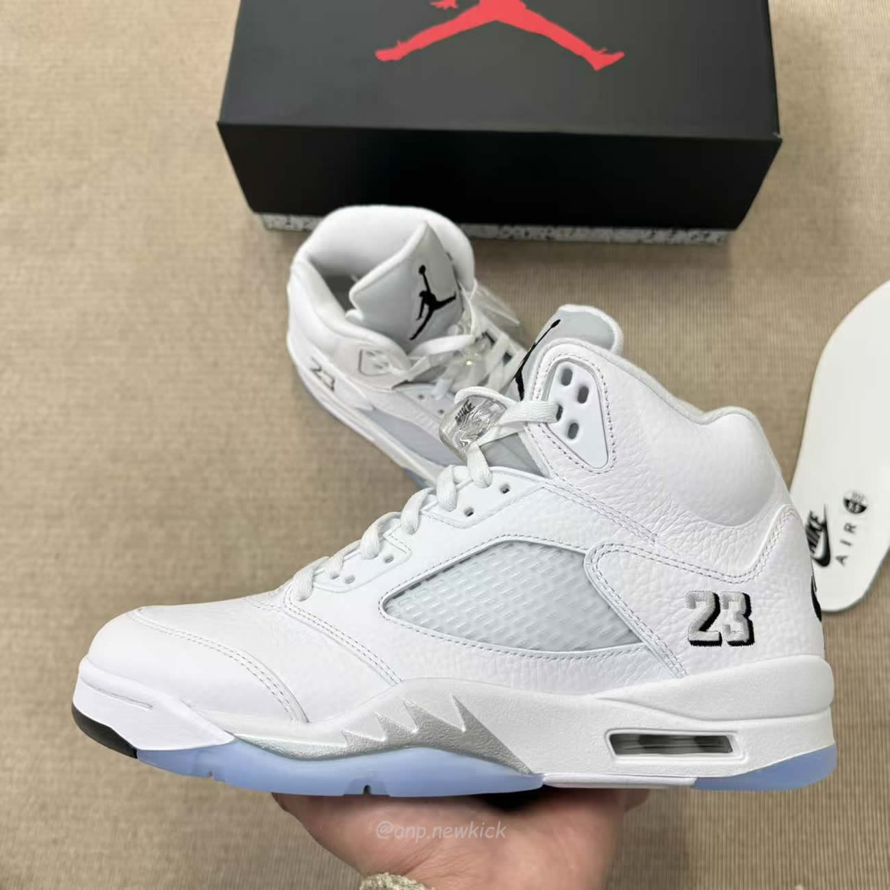 Air Jordan 5 Og White Metallic Hq7978 103 (4) - www.newkick.org