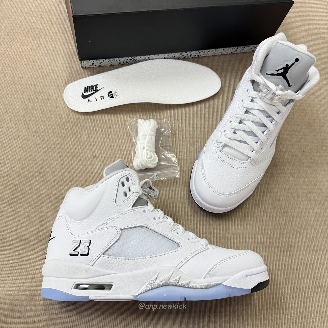 Air Jordan 5 Og White Metallic Hq7978 103 (5) - www.newkick.org