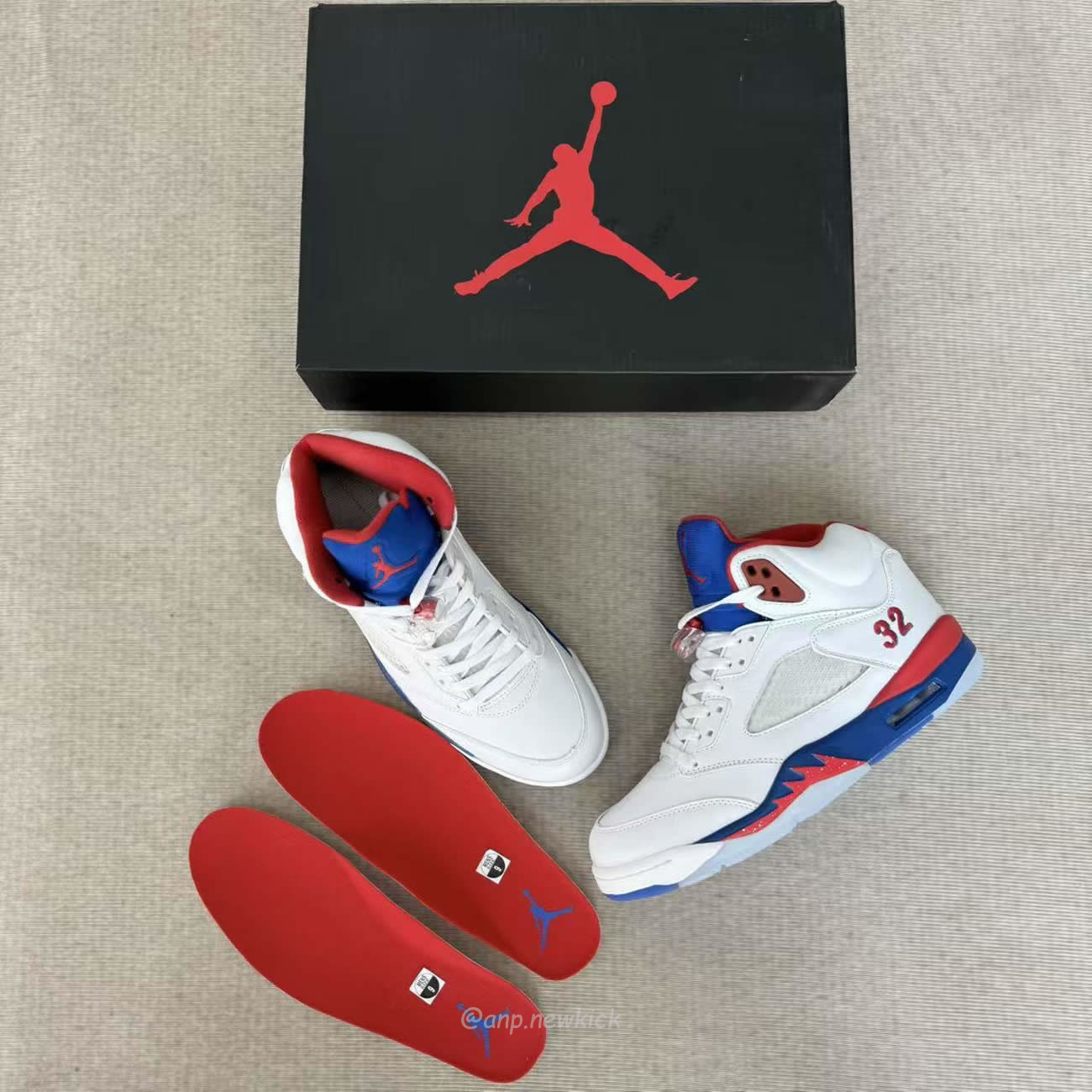 Air Jordan 5 Retro White Blue Red Hq7978 102 (2) - www.newkick.org