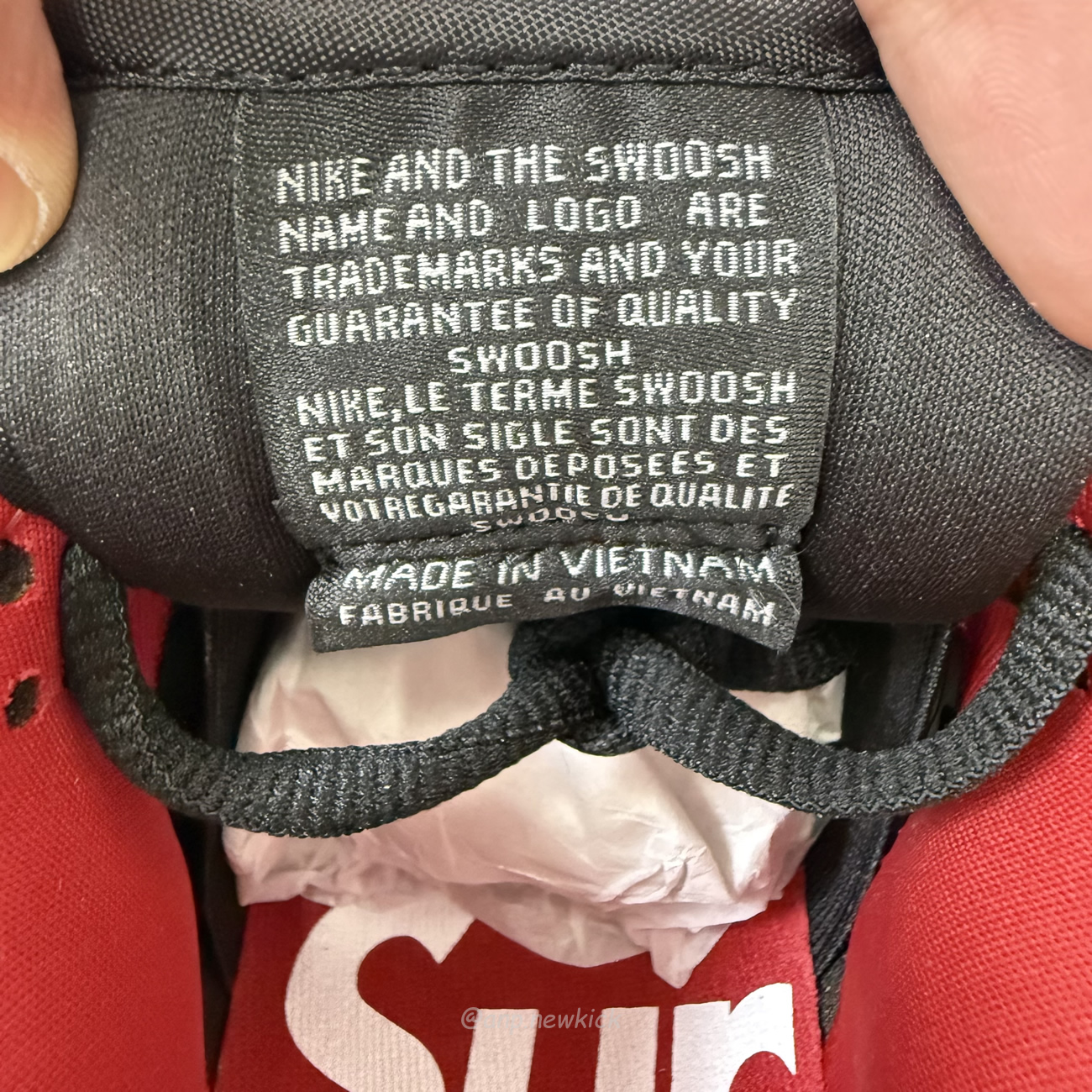 Nike Sb Dunk Low Supreme 94 Black Hq8487 001 (4) - www.newkick.org