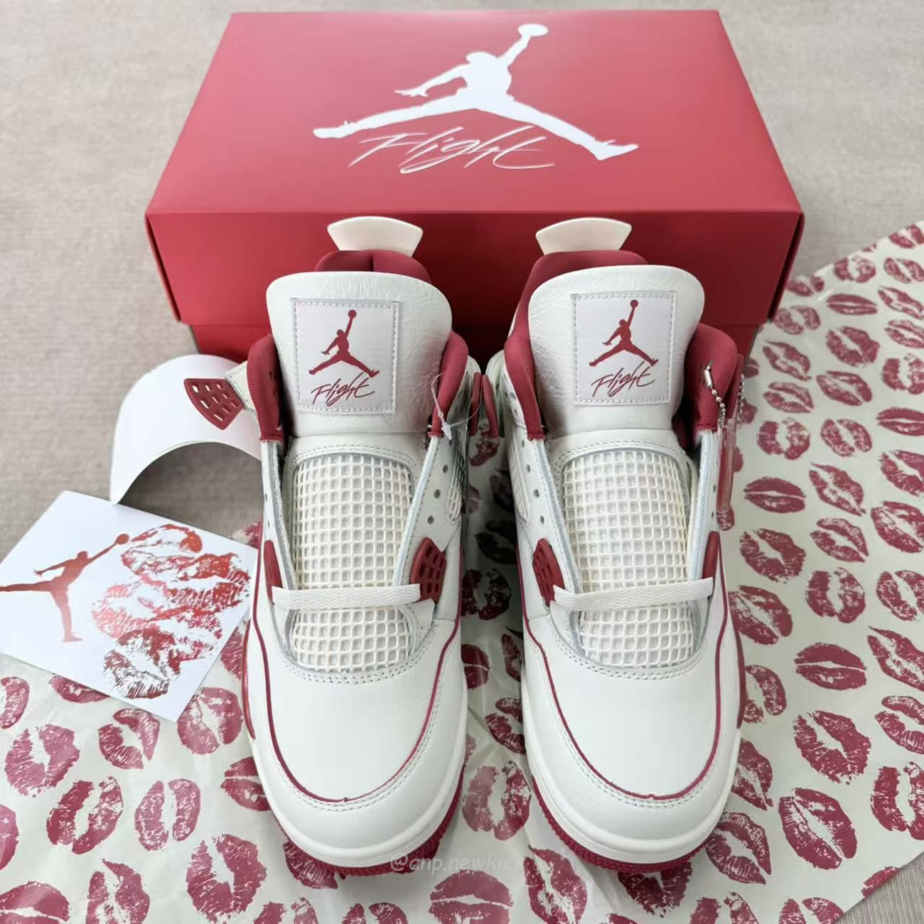 Air Jordan 4 Retro Pale Ivory Sierra Red Hv0823 108 (2) - www.newkick.org