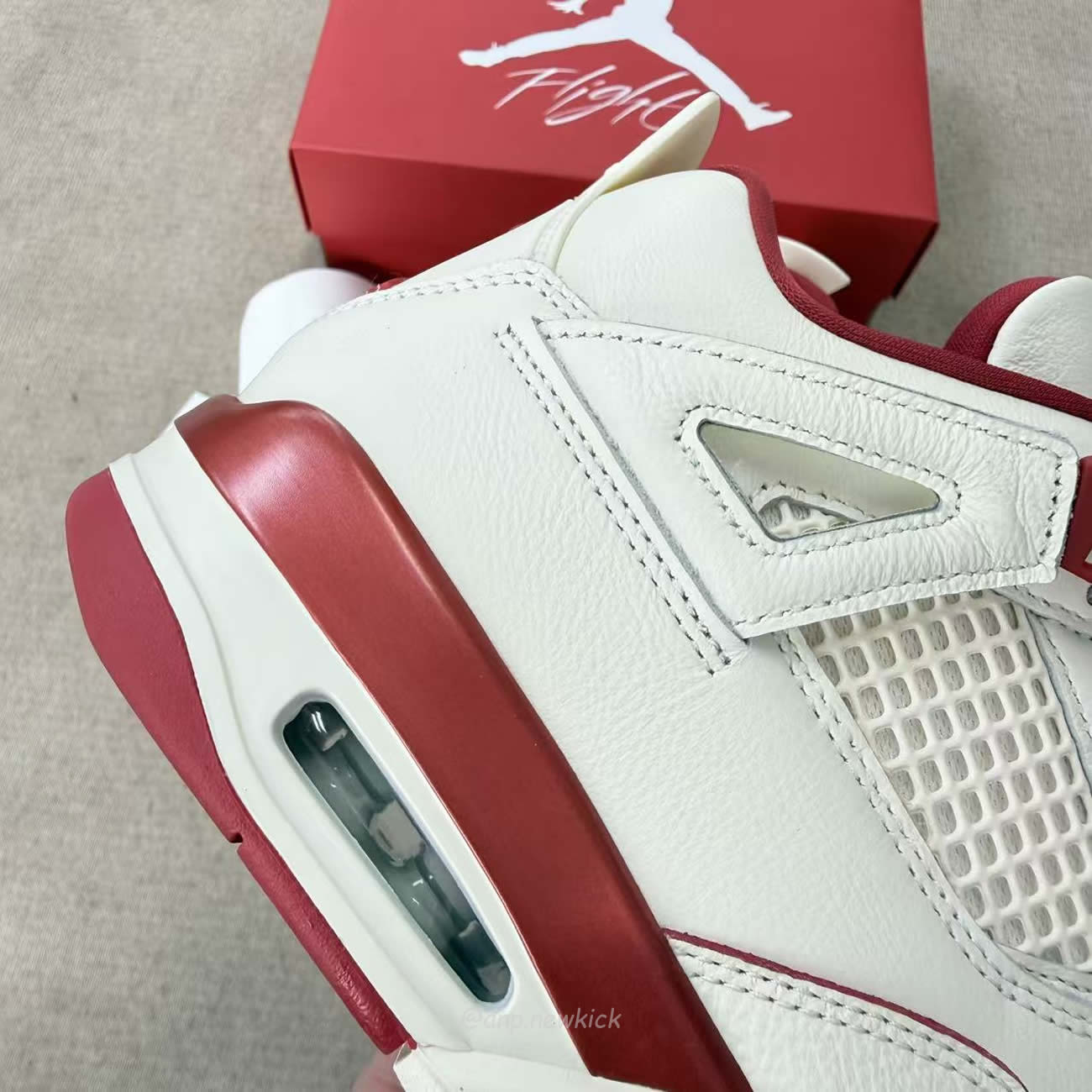 Air Jordan 4 Retro Pale Ivory Sierra Red Hv0823 108 (5) - www.newkick.org