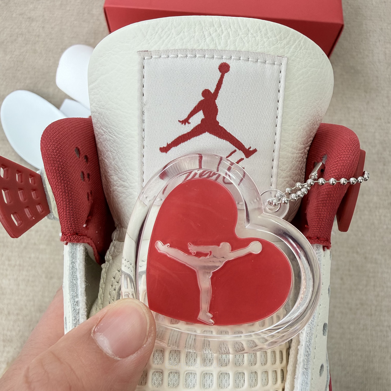 Air Jordan 4 Retro Pale Ivory Sierra Red Hv0823 108 (6) - www.newkick.org