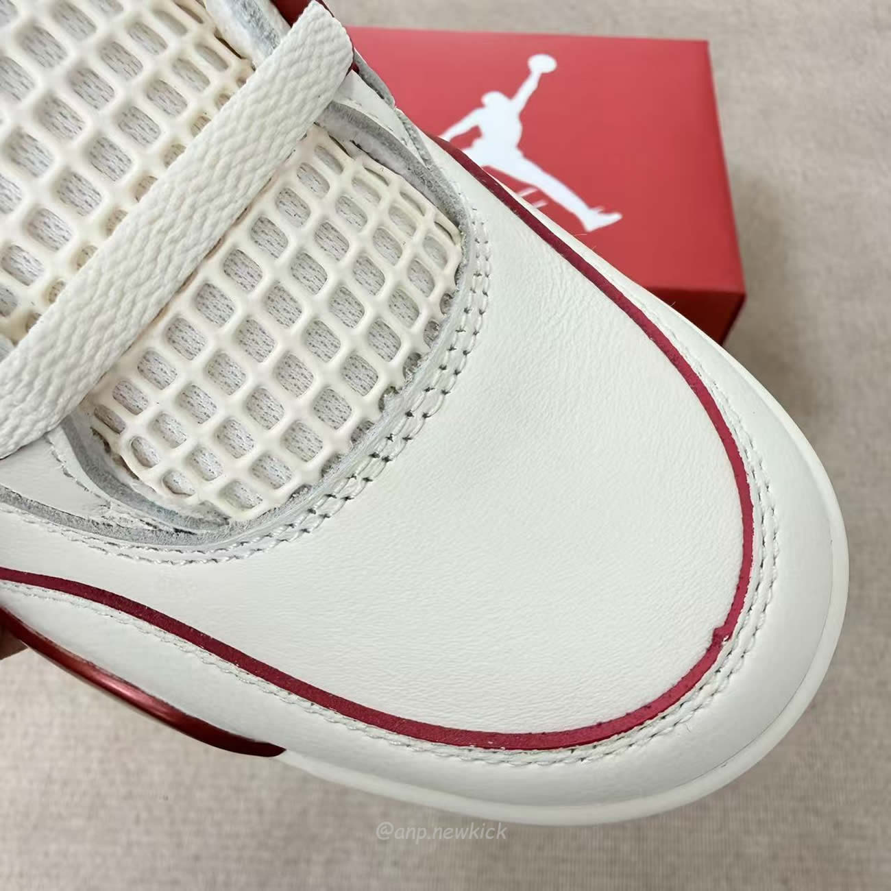 Air Jordan 4 Retro Pale Ivory Sierra Red Hv0823 108 (8) - www.newkick.org