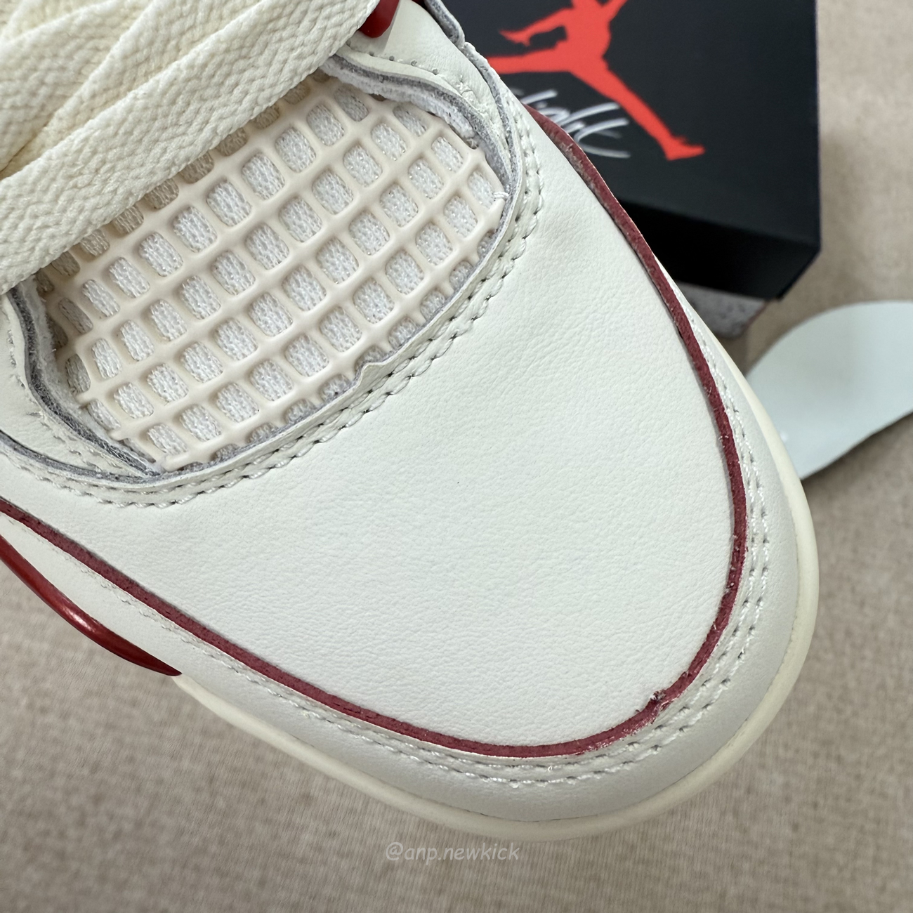 Air Jordan 4 Retro Pale Ivory Sierra Red Womens Hv0823 108 (11) - www.newkick.org