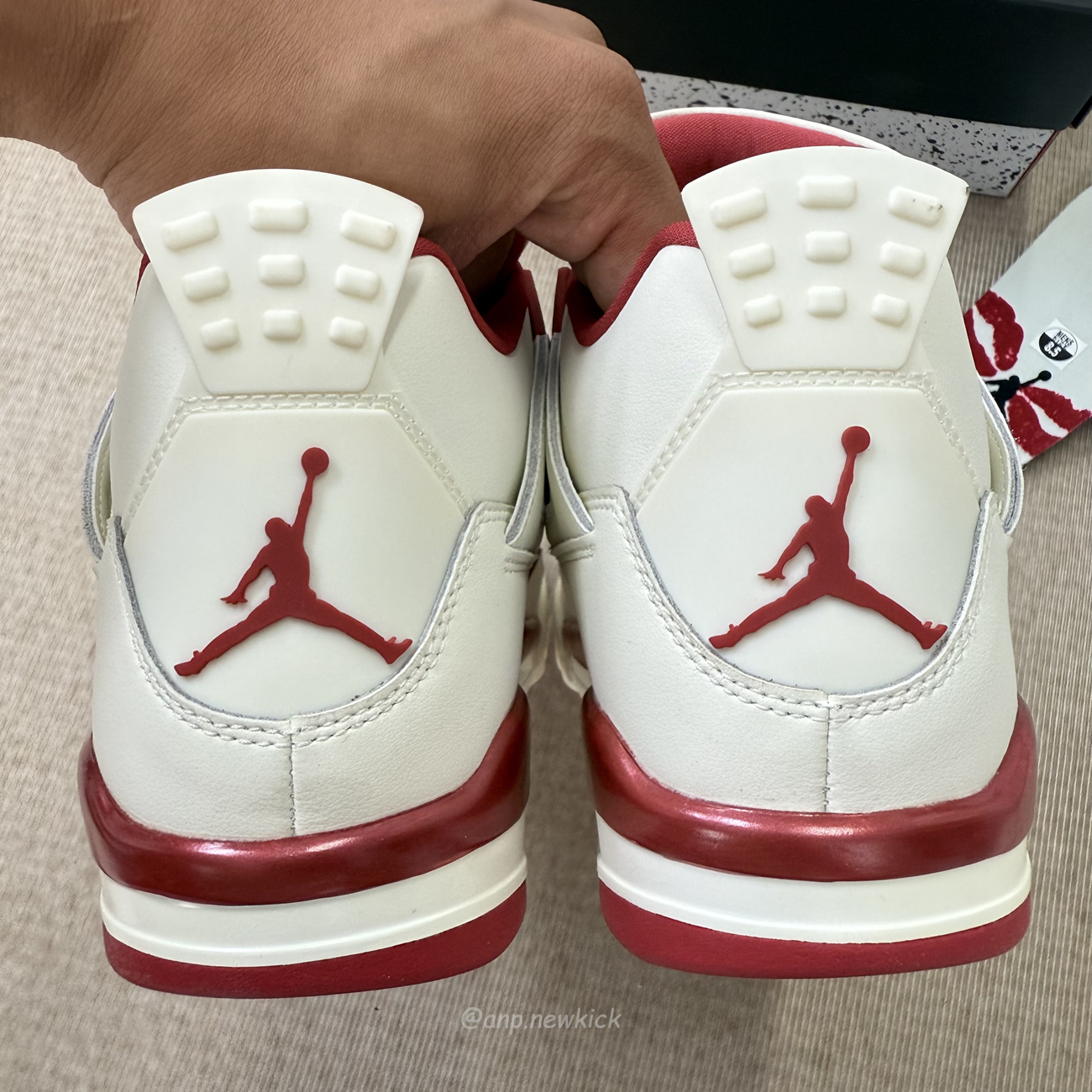 Air Jordan 4 Retro Pale Ivory Sierra Red Womens Hv0823 108 (7) - www.newkick.org