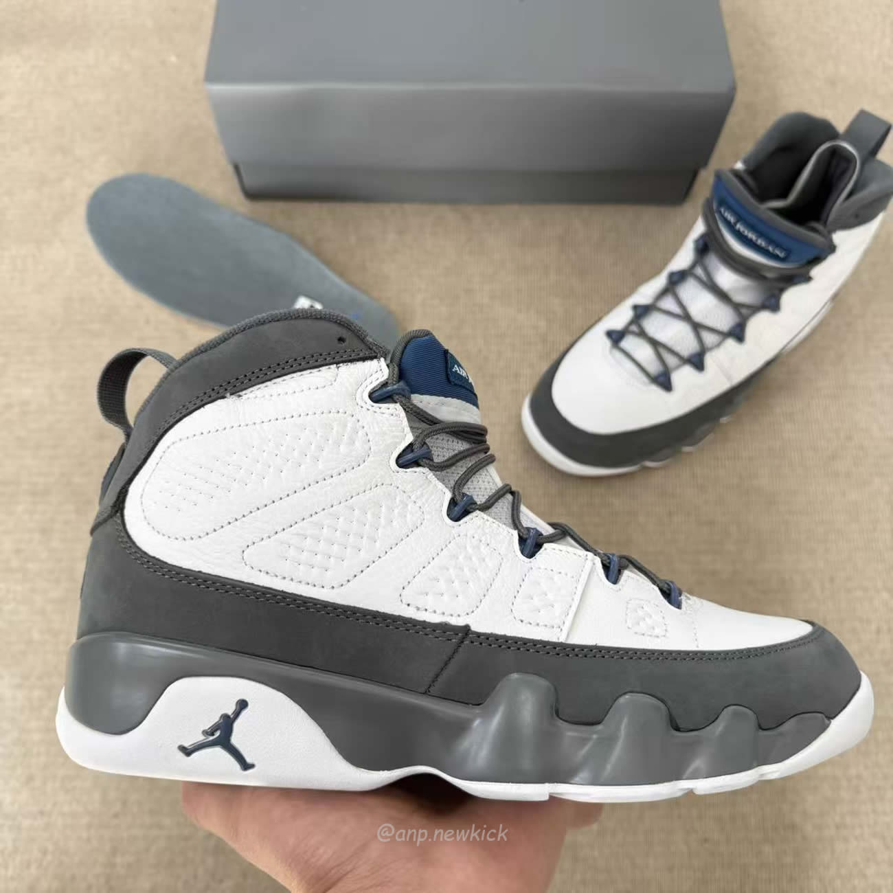 Air Jordan 9 Retro Flint Grey French Blue 2026 Hv4794 100 (11) - www.newkick.org