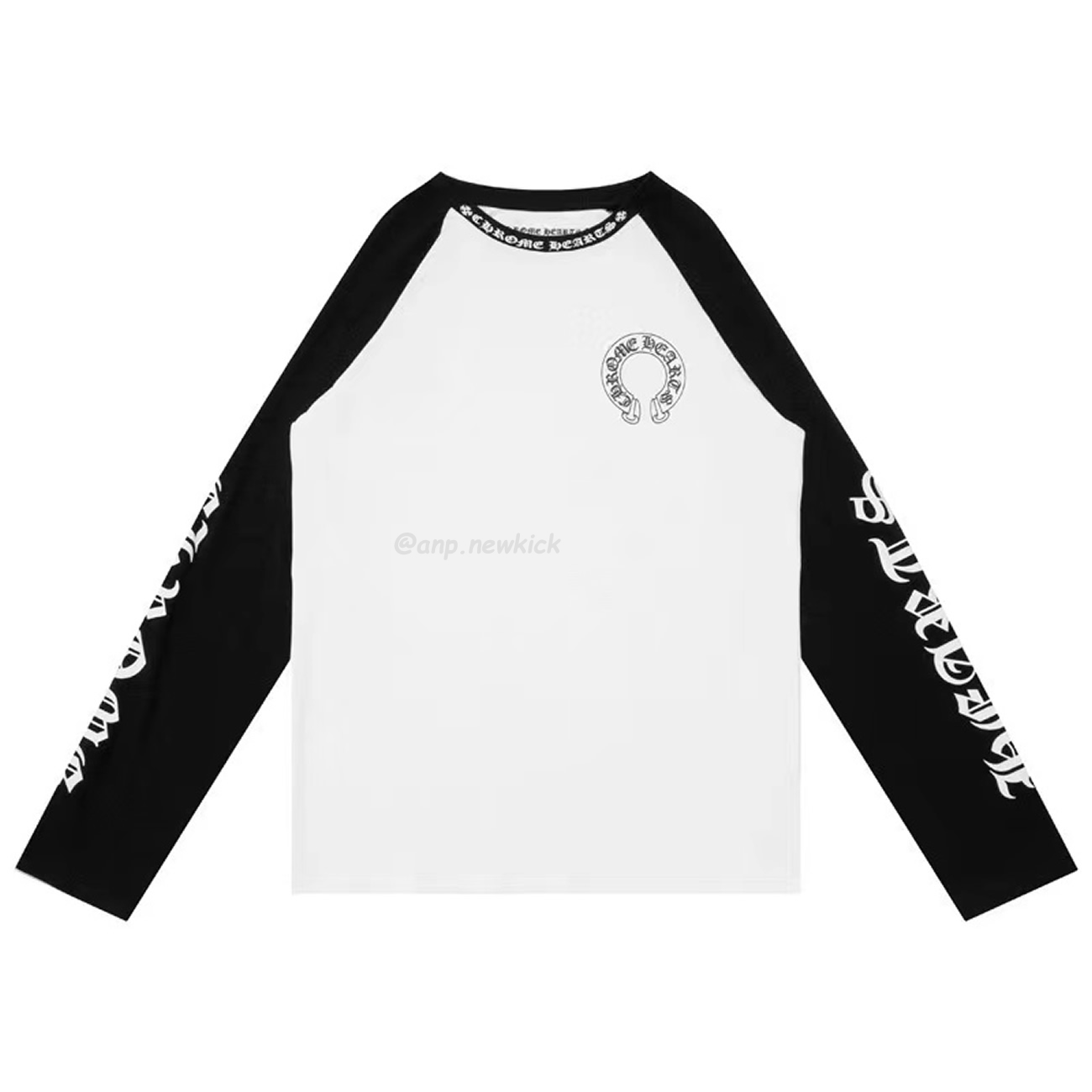 Chrome Hearts Horseshoe Baseball White Black T Shirt (1) - www.newkick.org Chrome Hearts Horseshoe Baseball White Black T Shirt (1) - www.newkick.org
