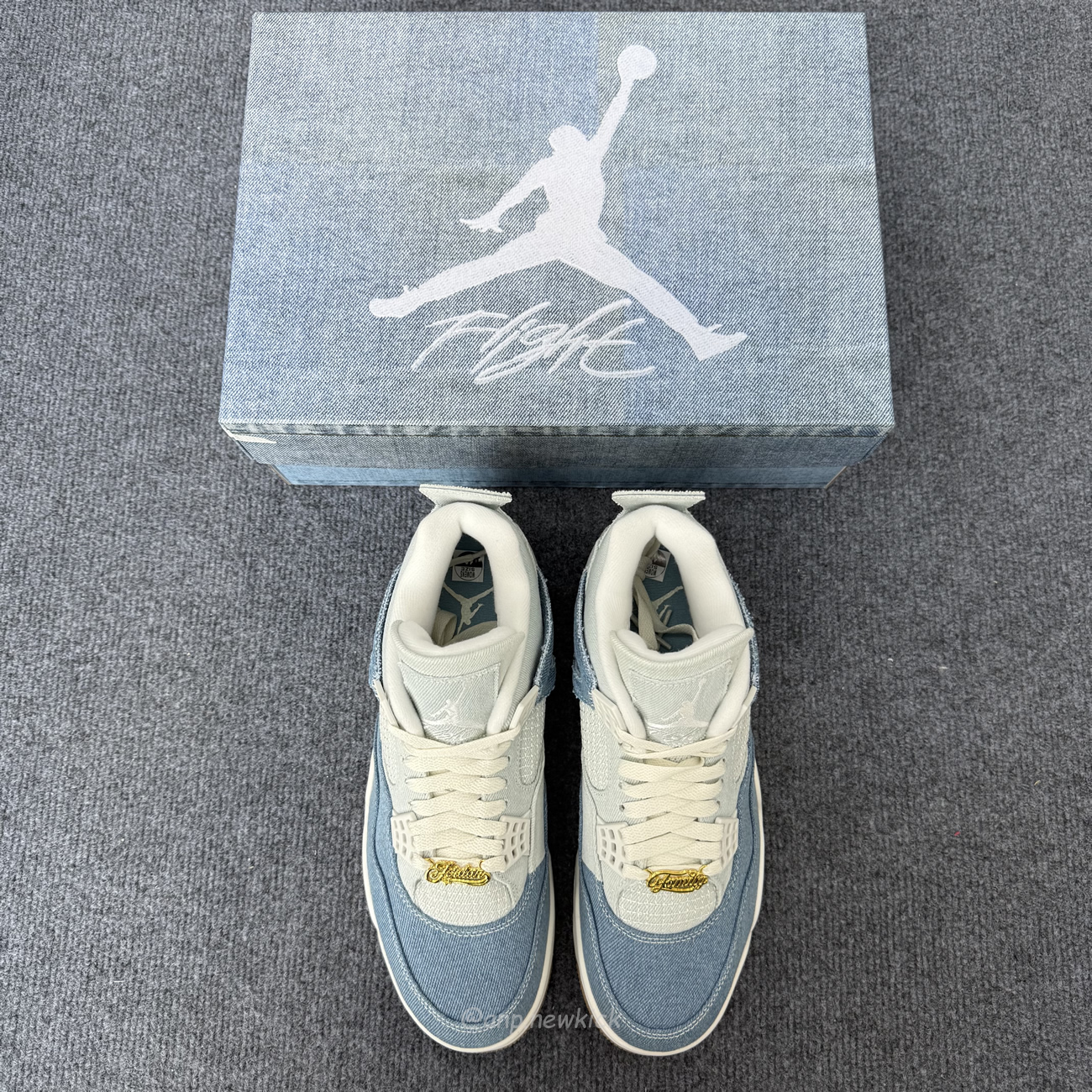 Air Jordan 4 Retro Tex Denim Worn Blue Womens Ib6716 100 (2) - www.newkick.org