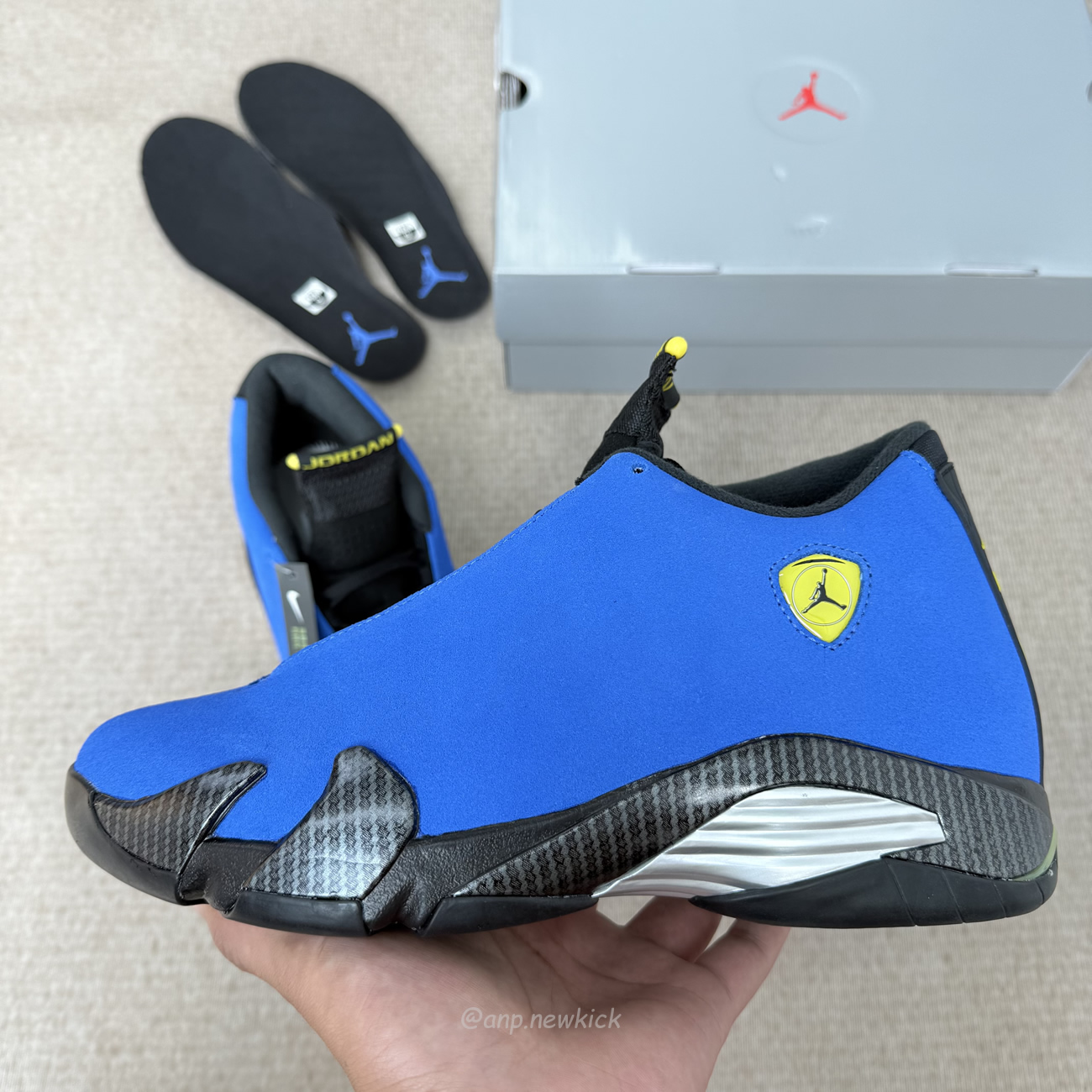 Air Jordan 14 Ferrari Sapphire Blue If5015 407 (3) - www.newkick.org