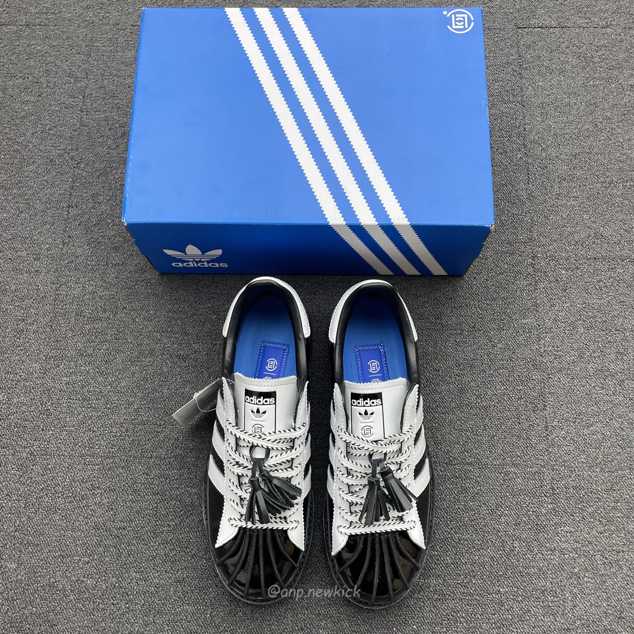 Adidas Superstar Clot By Edison Chen White Black Crystal Sand Ih3132 Ih3131 (13) - www.newkick.org