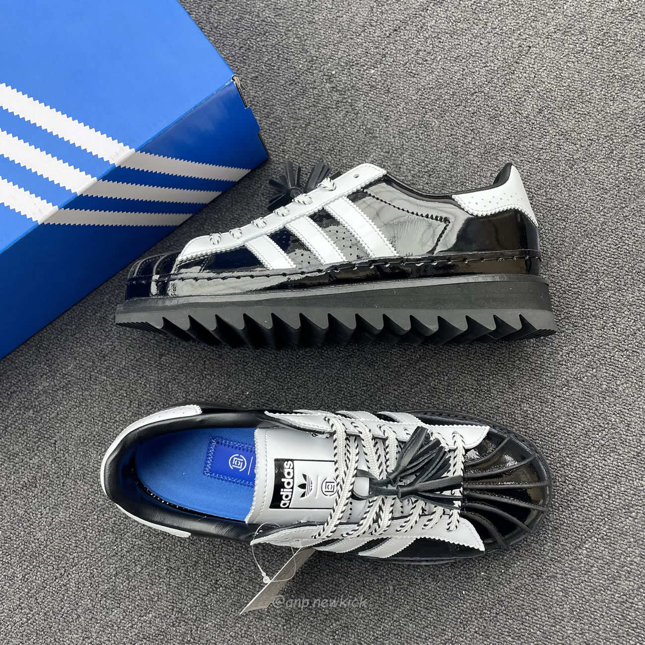 Adidas Superstar Clot By Edison Chen White Black Crystal Sand Ih3132 Ih3131 (16) - www.newkick.org