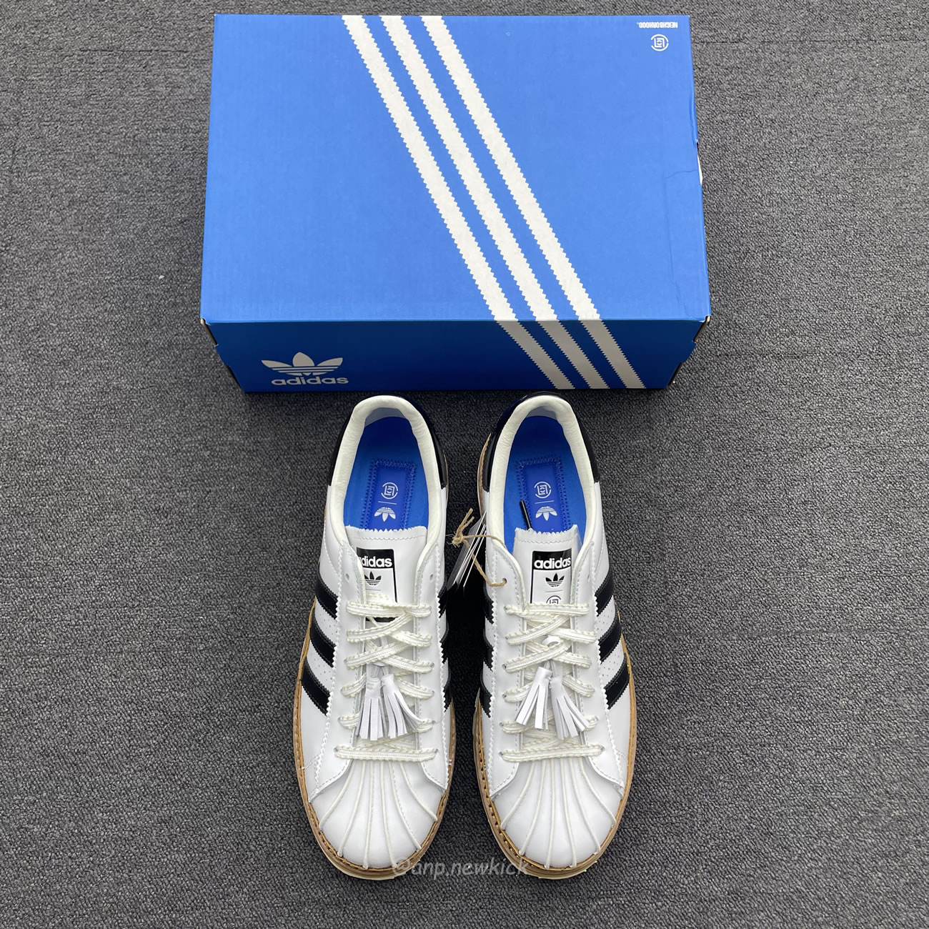 Adidas Superstar Clot By Edison Chen White Black Crystal Sand Ih3132 Ih3131 (2) - www.newkick.org