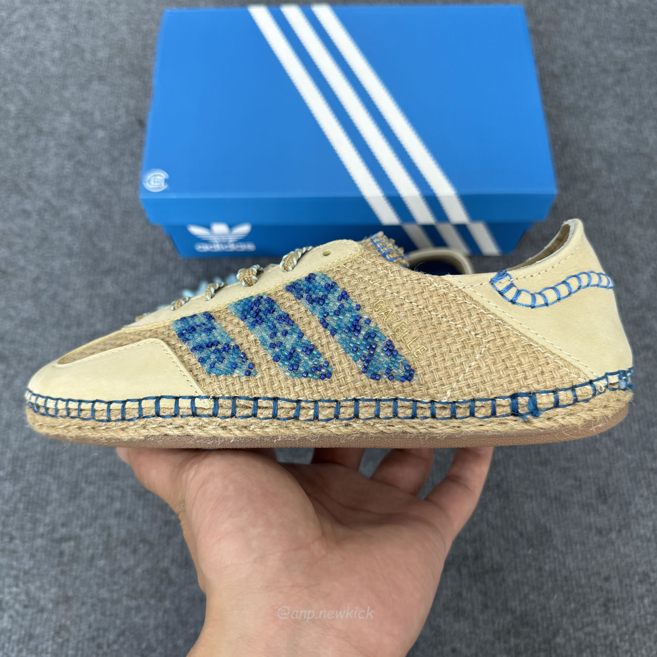 Adidas Gazelle Clot Linen Khaki Ih3641 (6) - www.newkick.org Adidas Gazelle Clot Linen Khaki Ih3641 (6) - www.newkick.org