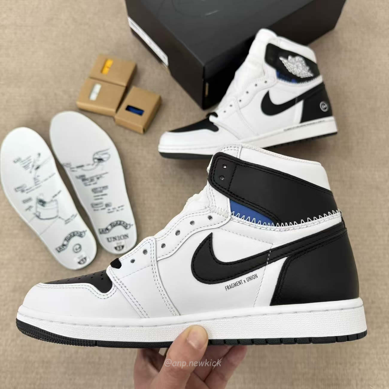Air Jordan 1 Retro High Og Sp Fragment X Union La White Black Ii7282 100 (2) - www.newkick.org