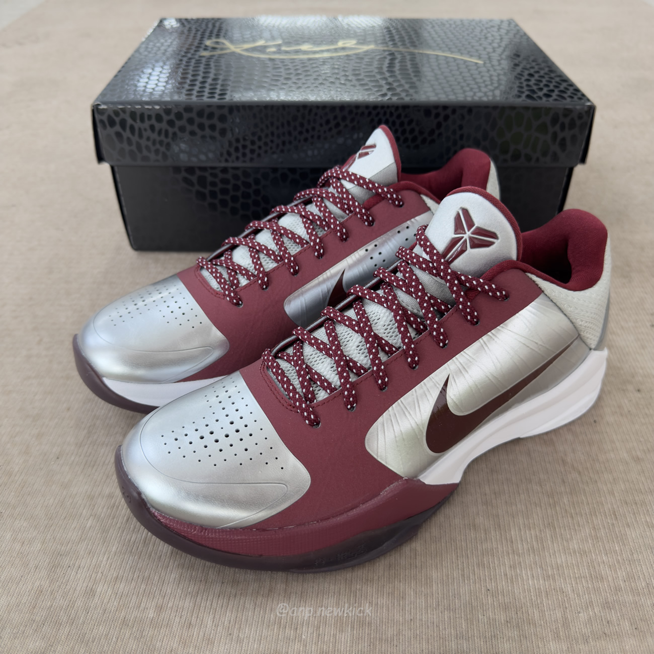 Nike Kobe 5 Protro Metallic Silver And Team Red Im0557 001 (10) - www.newkick.org