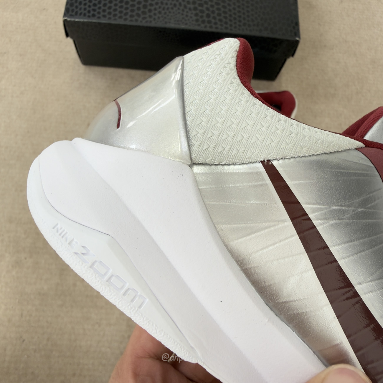 Nike Kobe 5 Protro Metallic Silver And Team Red Im0557 001 (4) - www.newkick.org