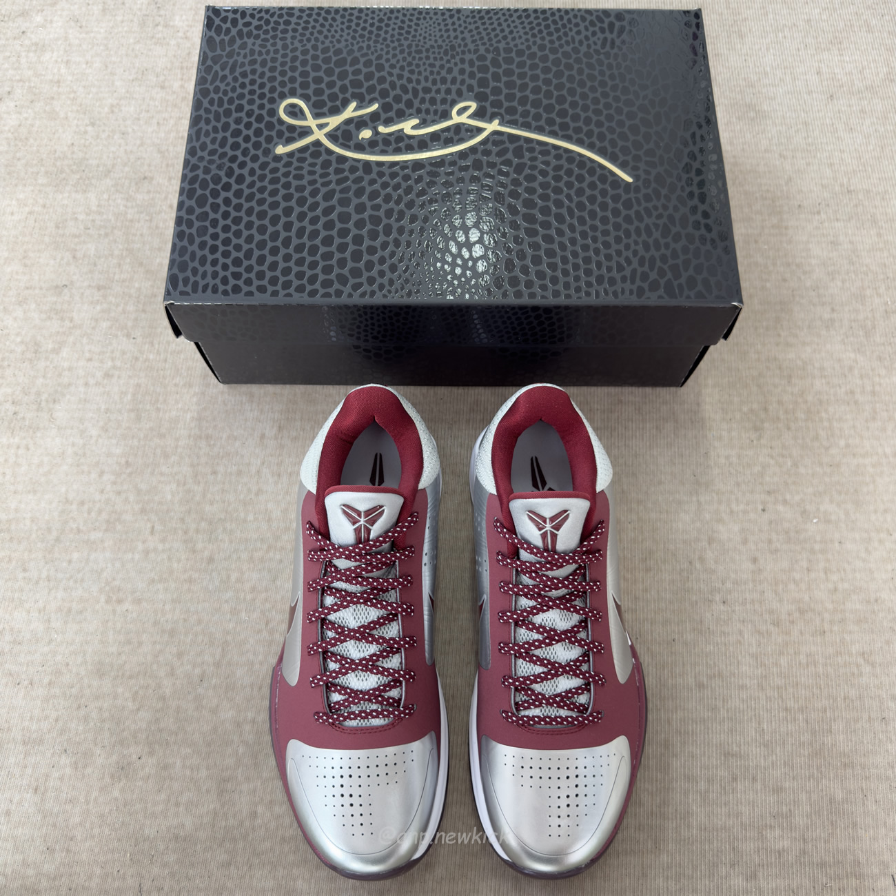 Nike Kobe 5 Protro Metallic Silver And Team Red Im0557 001 (5) - www.newkick.org