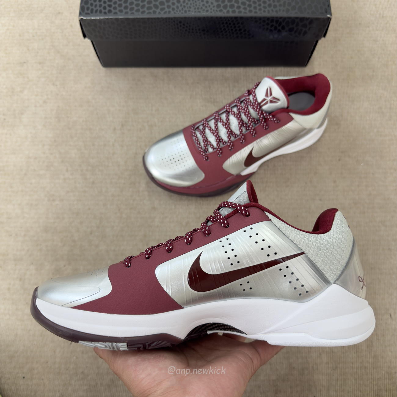 Nike Kobe 5 Protro Metallic Silver And Team Red Im0557 001 (8) - www.newkick.org
