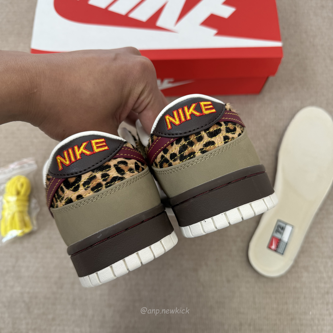 Nike Dunk Low Retro Khaki Team Red Pearl White Womens Im6687 262 (8) - www.newkick.org