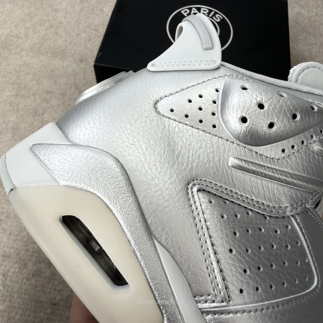 Air Jordan 6 Retro Psg Paris Saint Germain Silver Iq5135 001 (2) - www.newkick.org