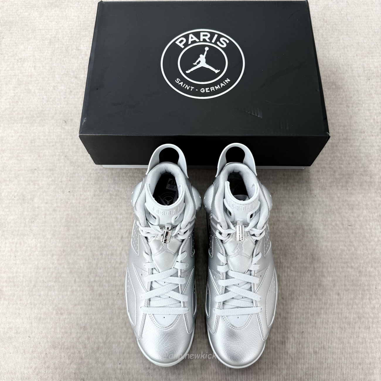Air Jordan 6 Retro Psg Paris Saint Germain Silver Iq5135 001 (4) - www.newkick.org