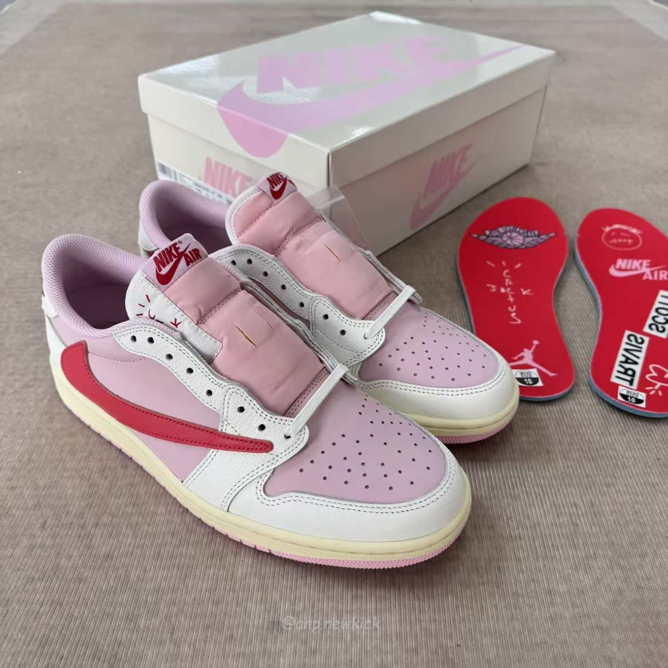 Air Jordan 1 Retro Low Og Sp Travis Scott Shy Pink Iq7604 101 (12) - www.newkick.org