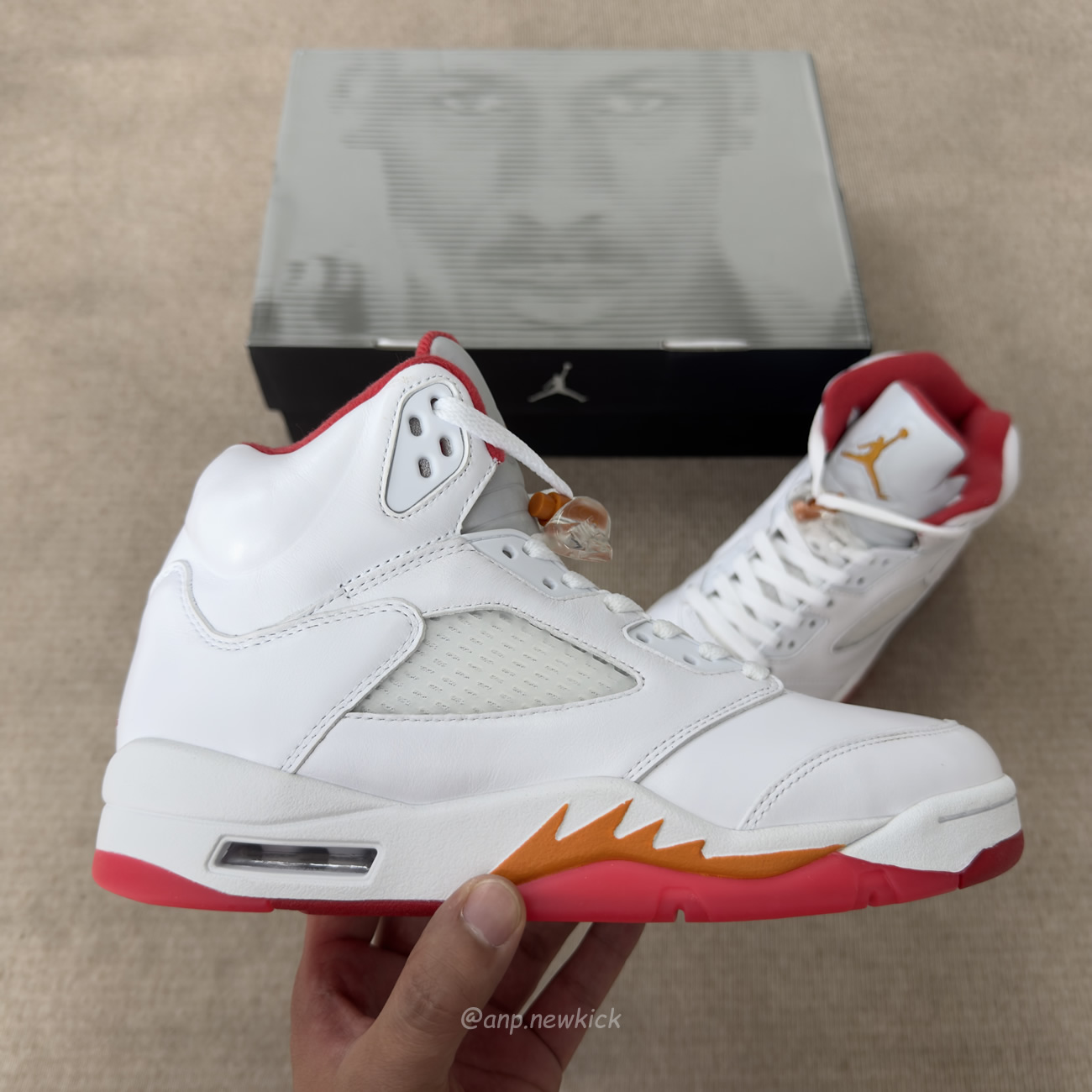 Air Jordan 5 Retro White Sunset Iv5678 102 (10) - www.newkick.org