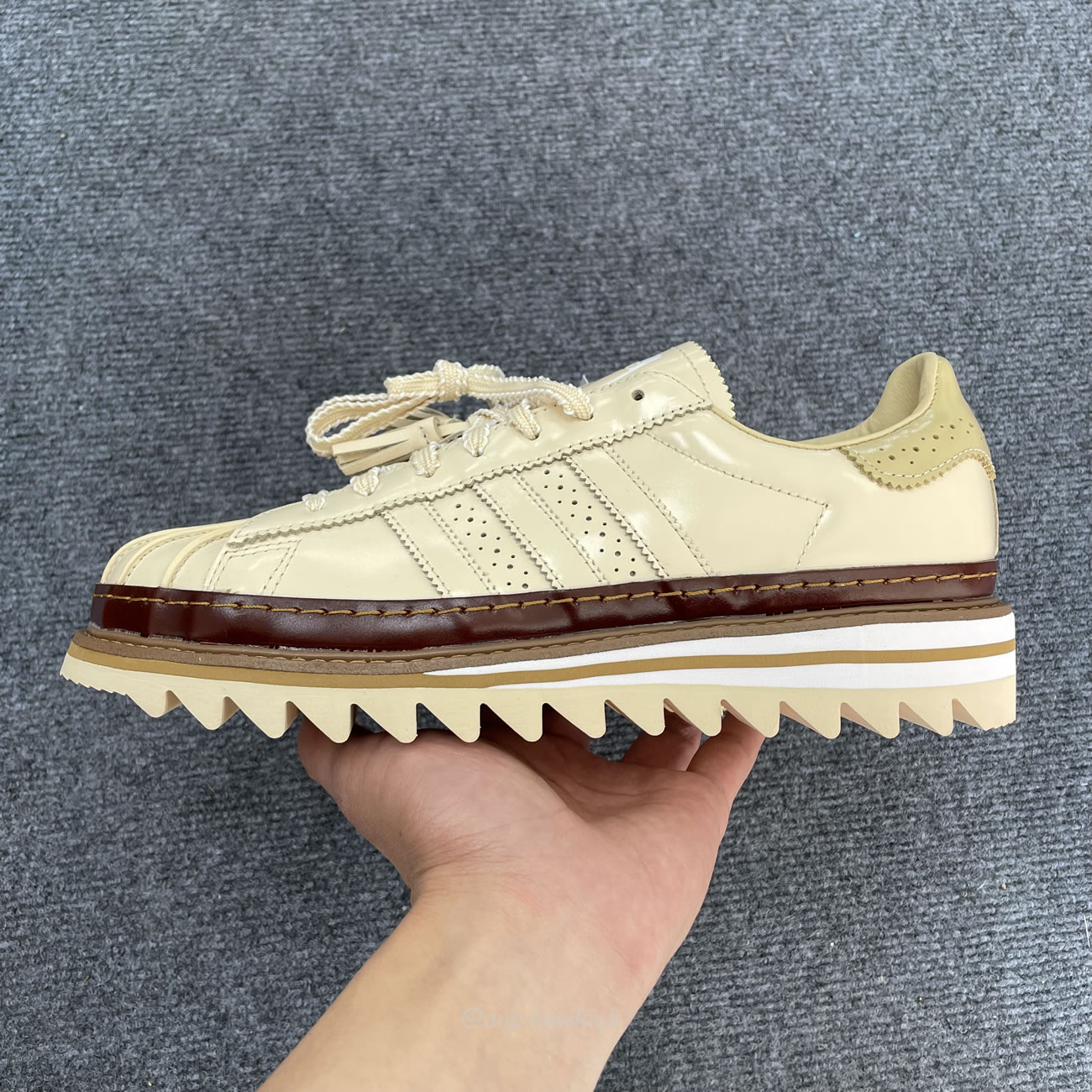 Adidas Superstar Clot By Edison Chen Milk Tea Jq6117 (2) - www.newkick.org
